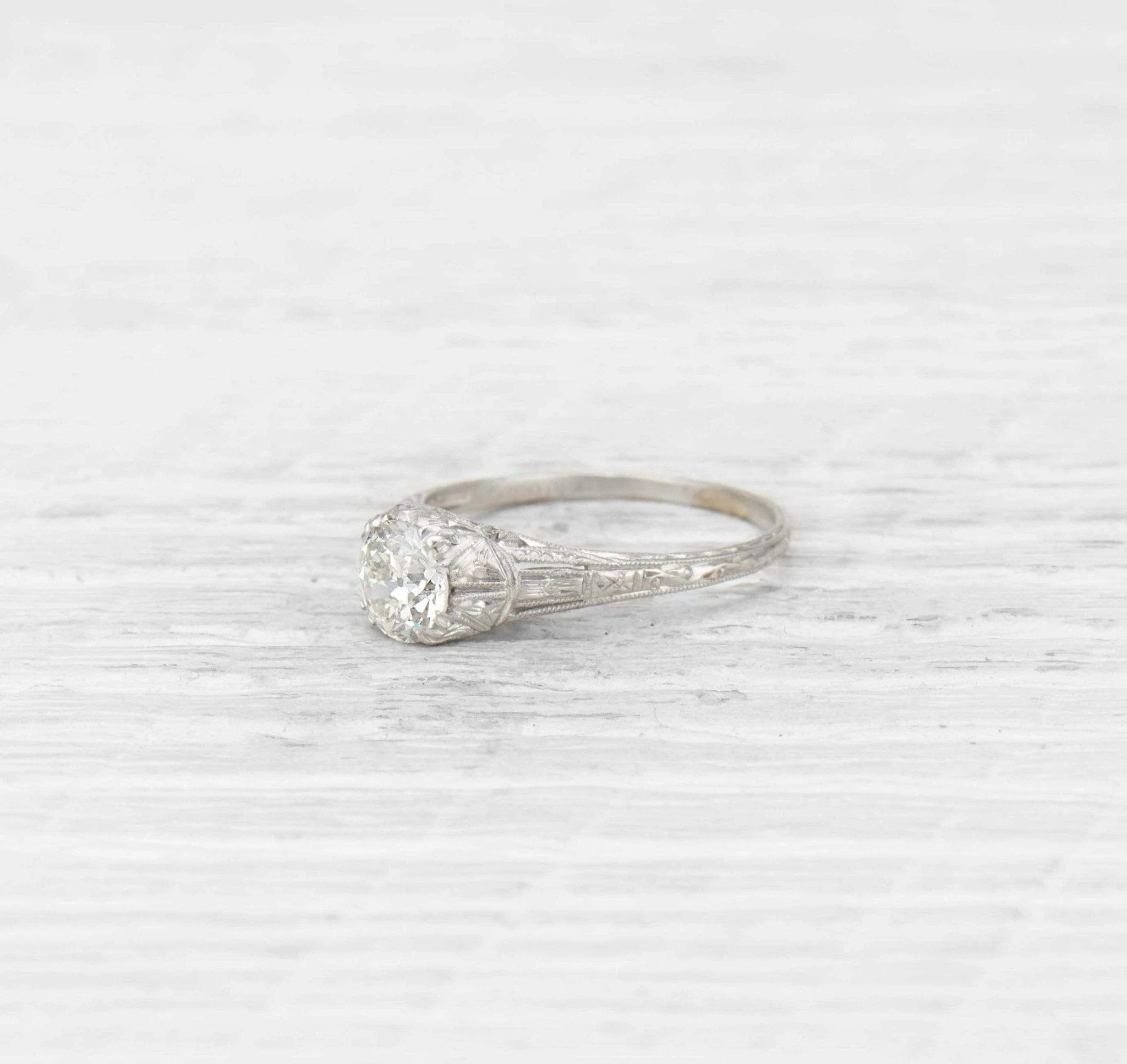 .86 CARAT EDWARDIAN ENGAGEMENT RING