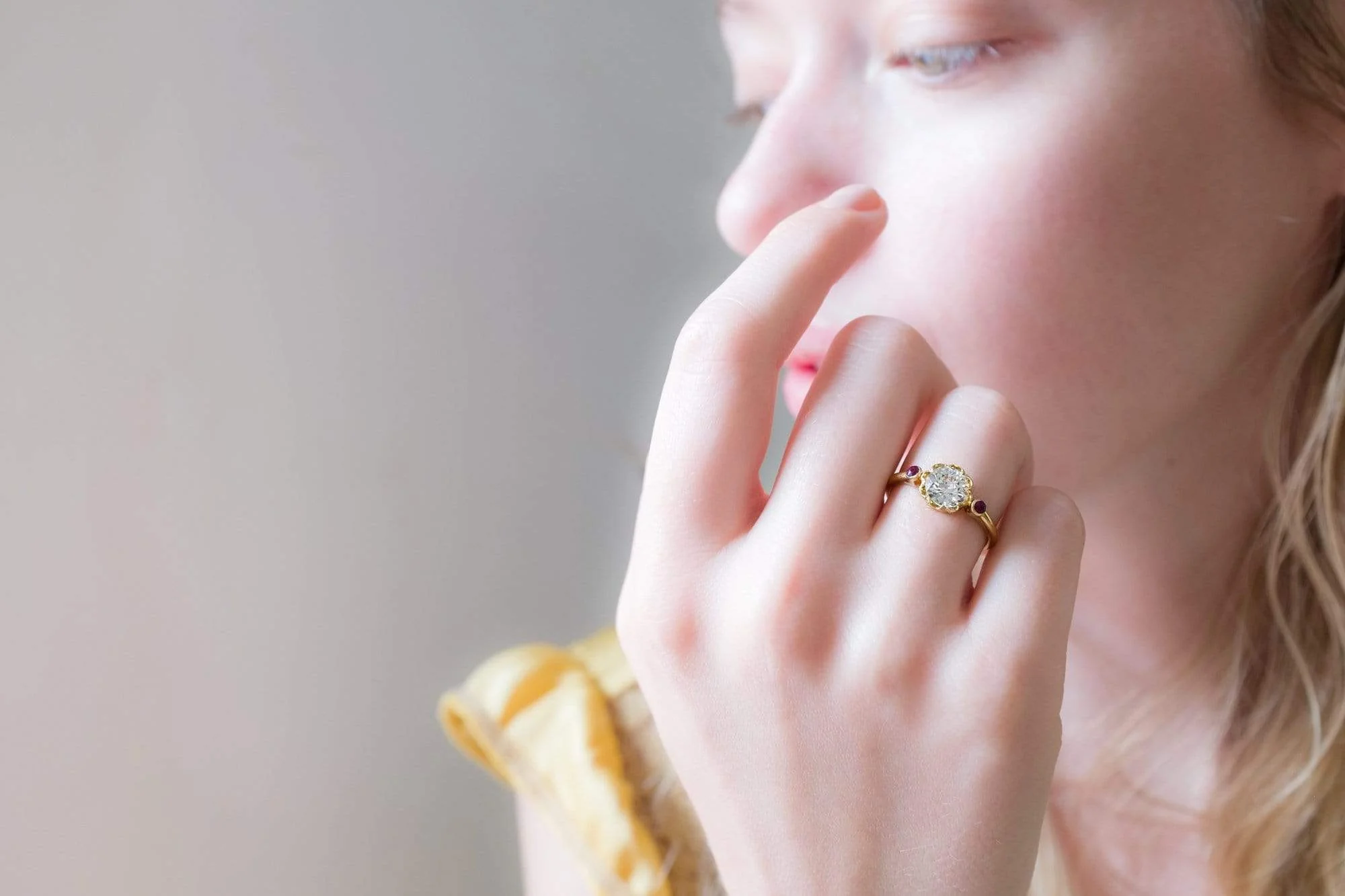 1.01 Carat Edwardian Diamond Engagement Ring - Image 5