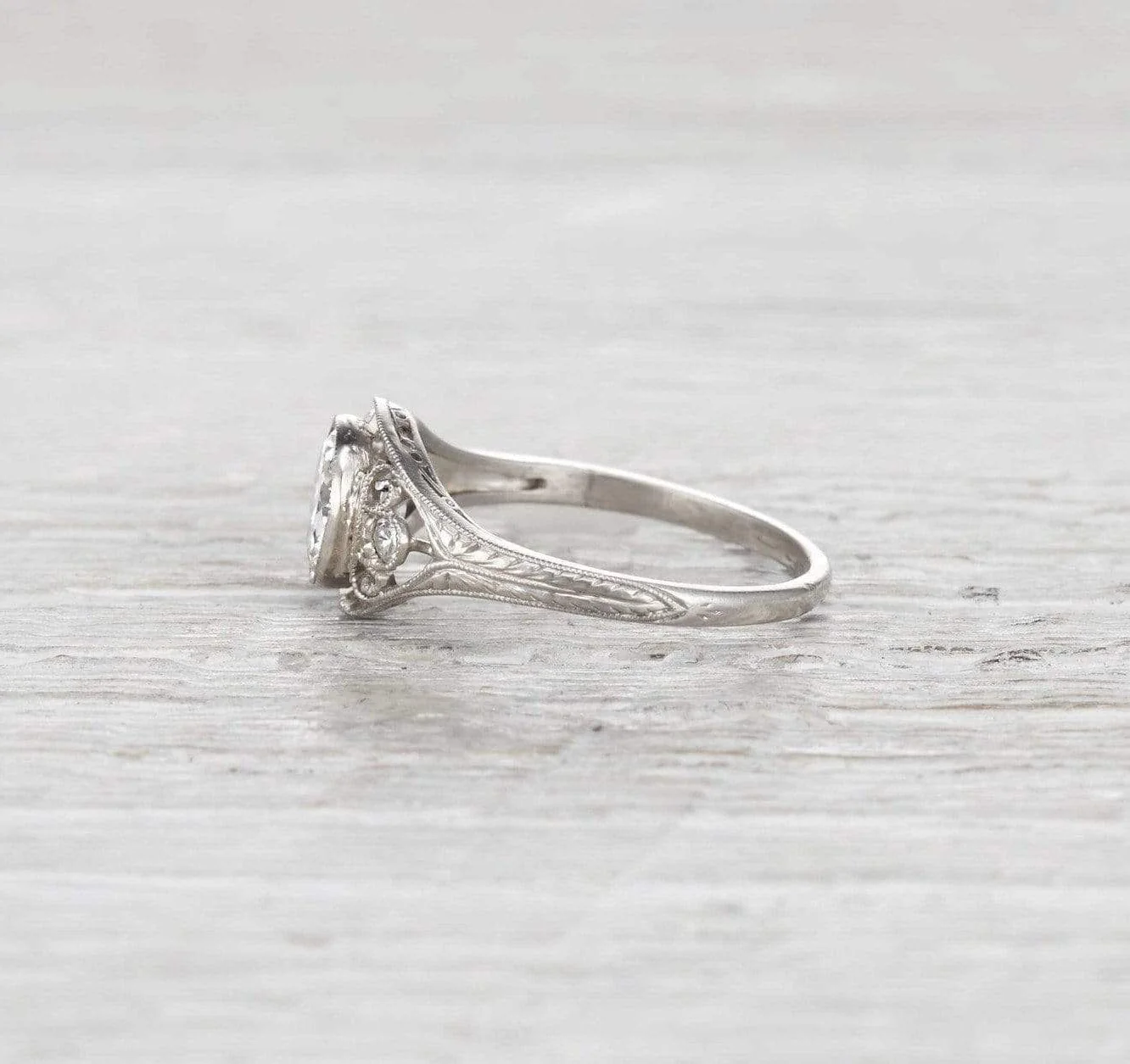 1.02 Carat Edwardian Engagement Ring - Image 3