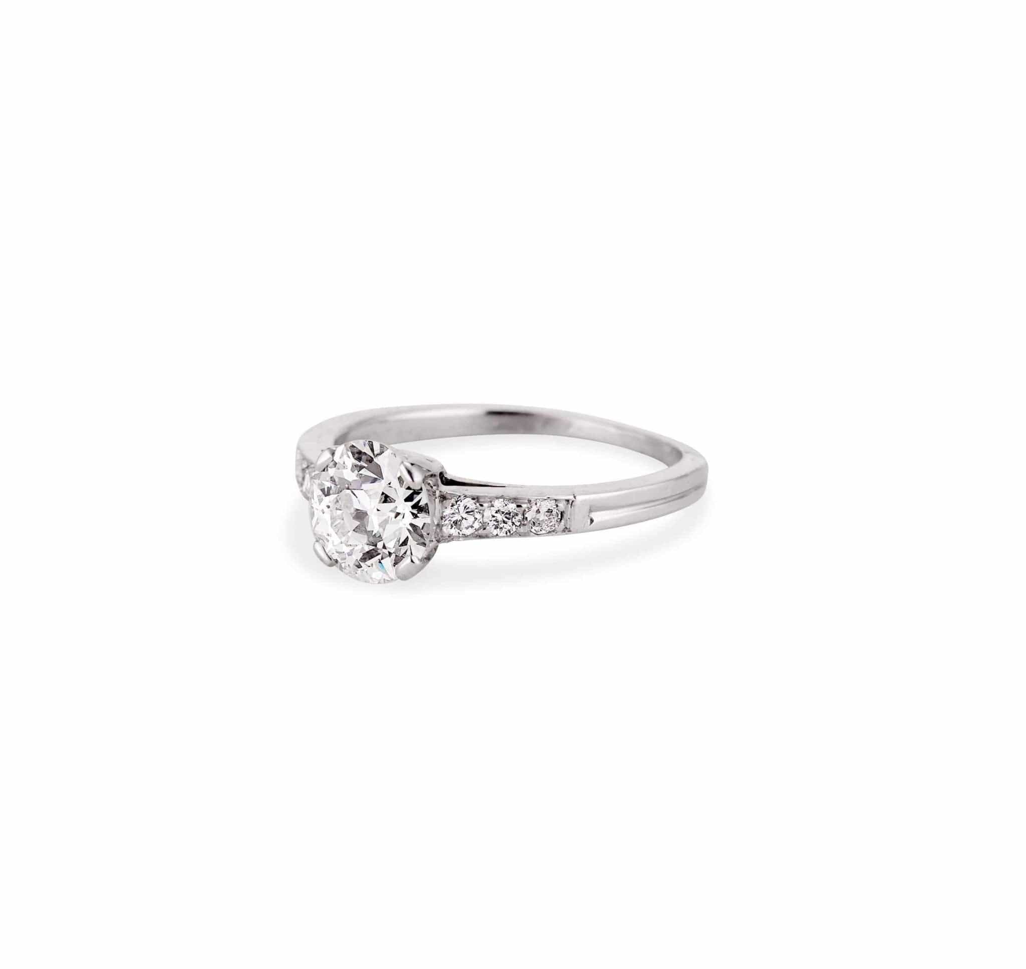 1920s Tiffany & Co 1.03 Carat Solitaire