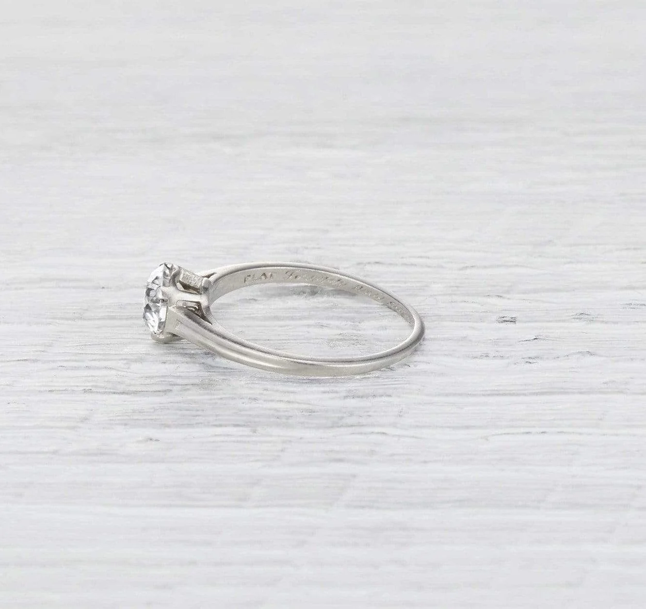 1.04 Carat Art Deco Tiffany & Co.Engagement Ring - Image 4