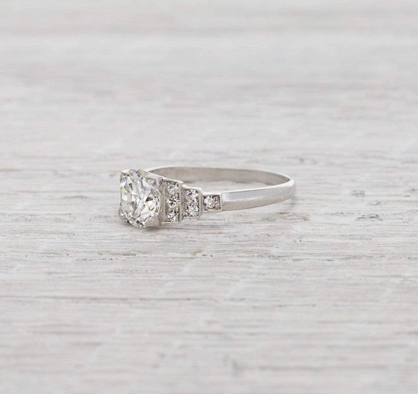 1.05 Carat Art Deco Engagement Ring