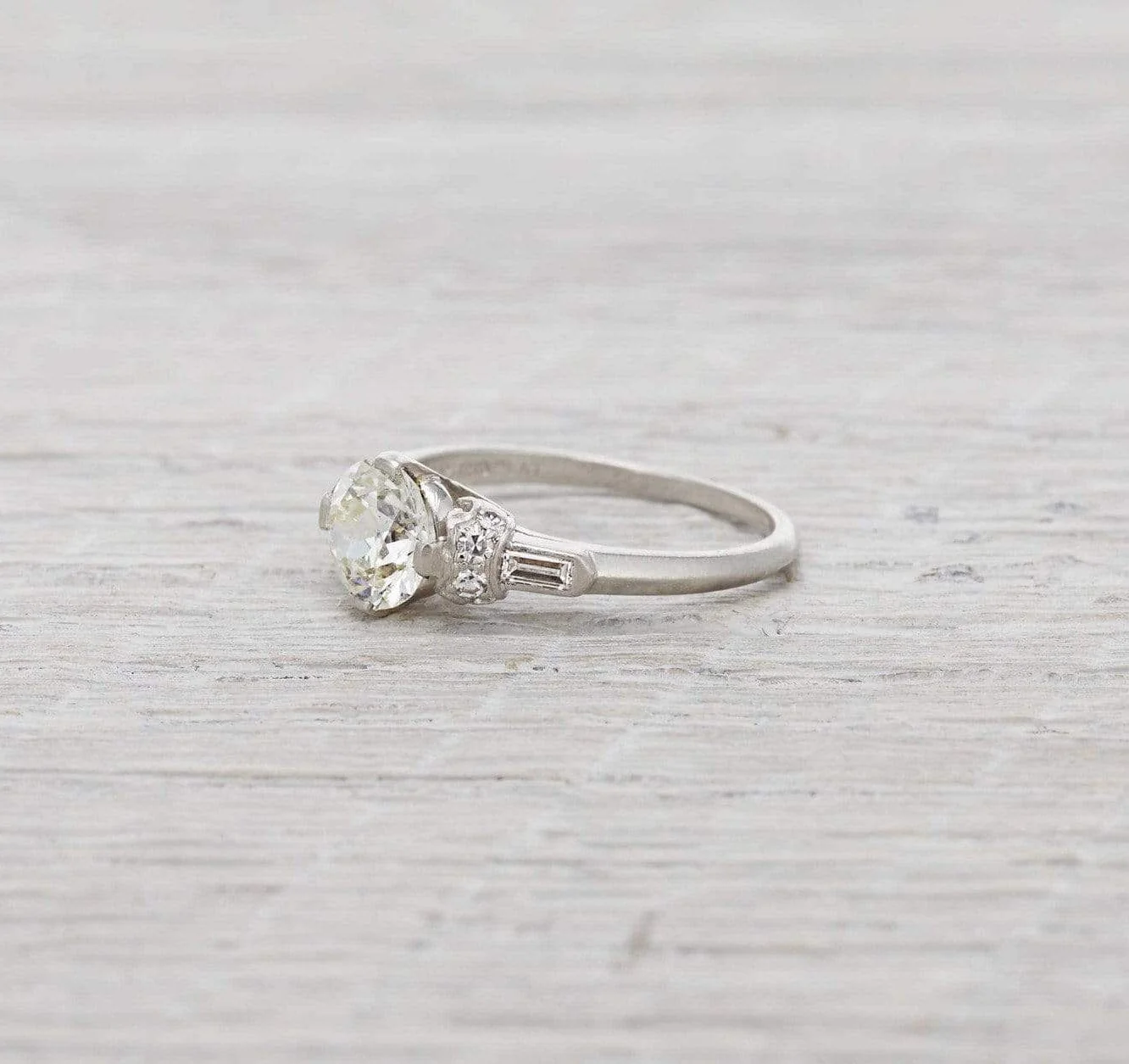 1.06 Carat Art Deco Engagement Ring
