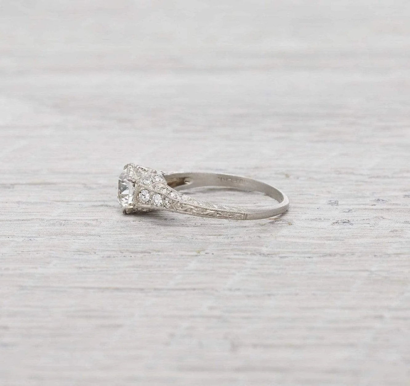 1.09 Carat Edwardian Engagement Ring - Image 3