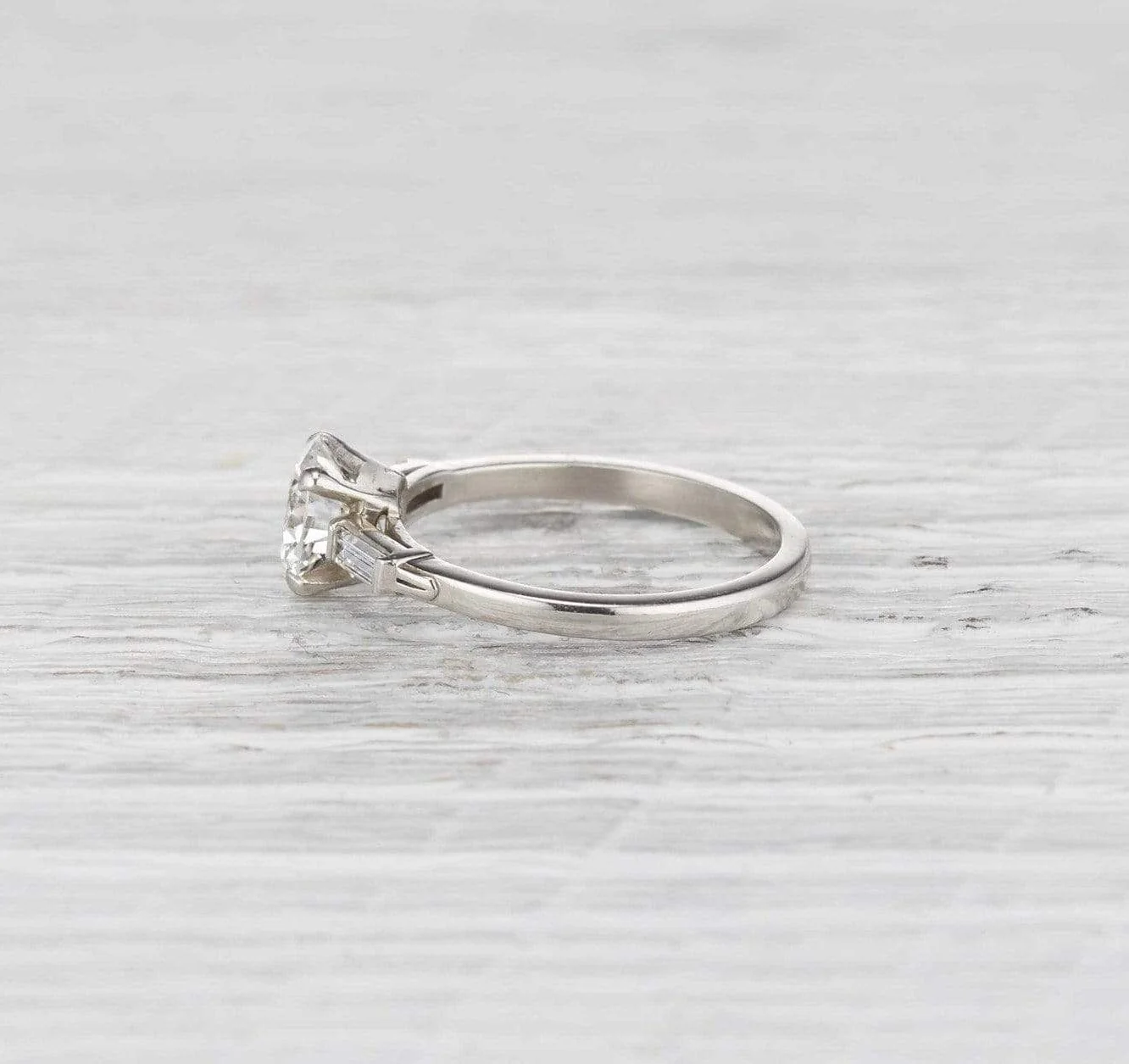 1.12 Carat Art Deco Engagement Ring - Image 3