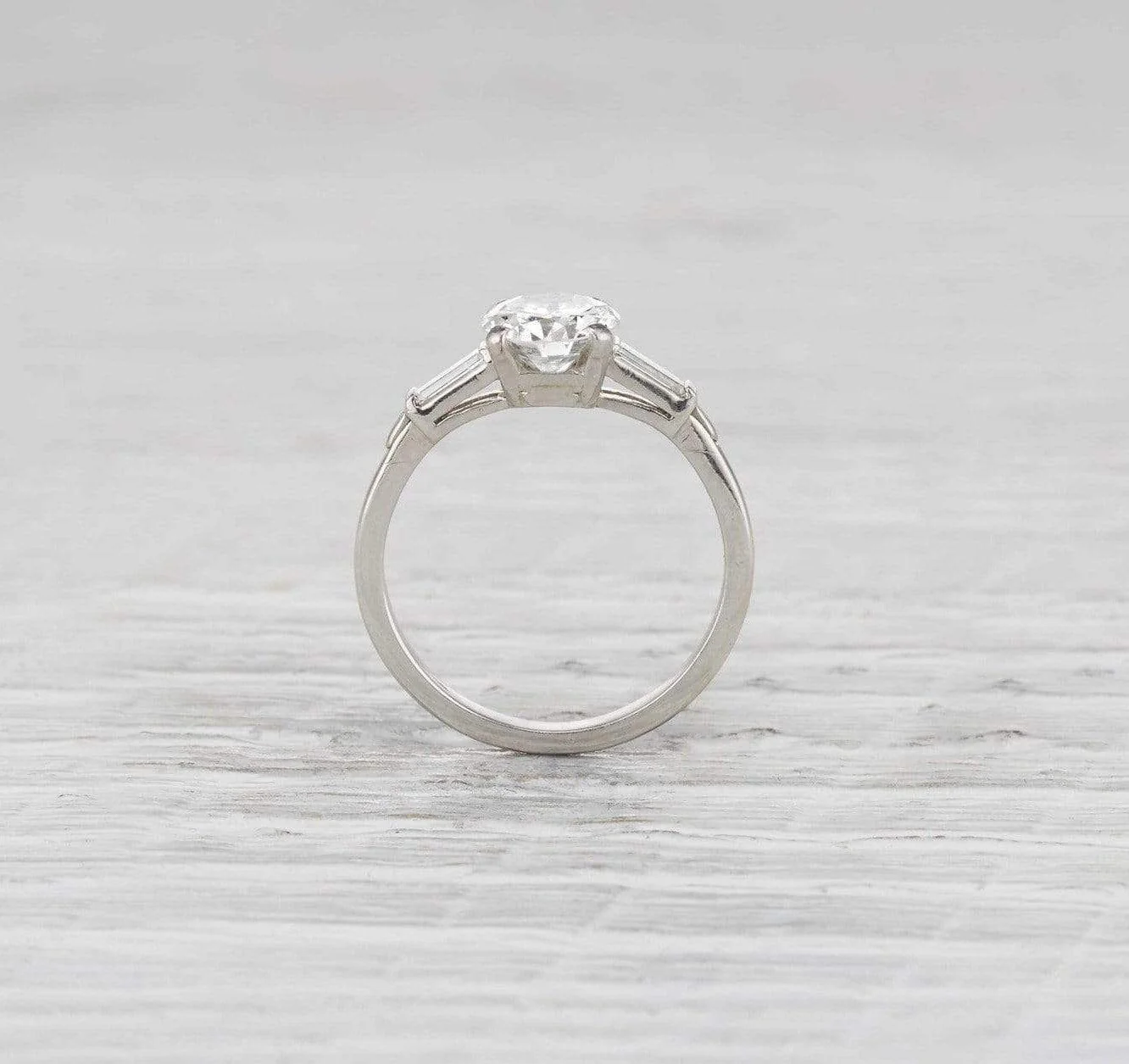 1.12 Carat Art Deco Engagement Ring - Image 4