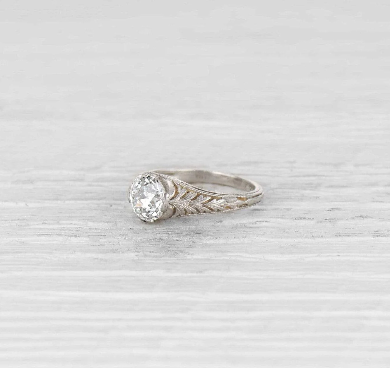 1.14 Carat Edwardian Tiffany & Co Engagement Ring