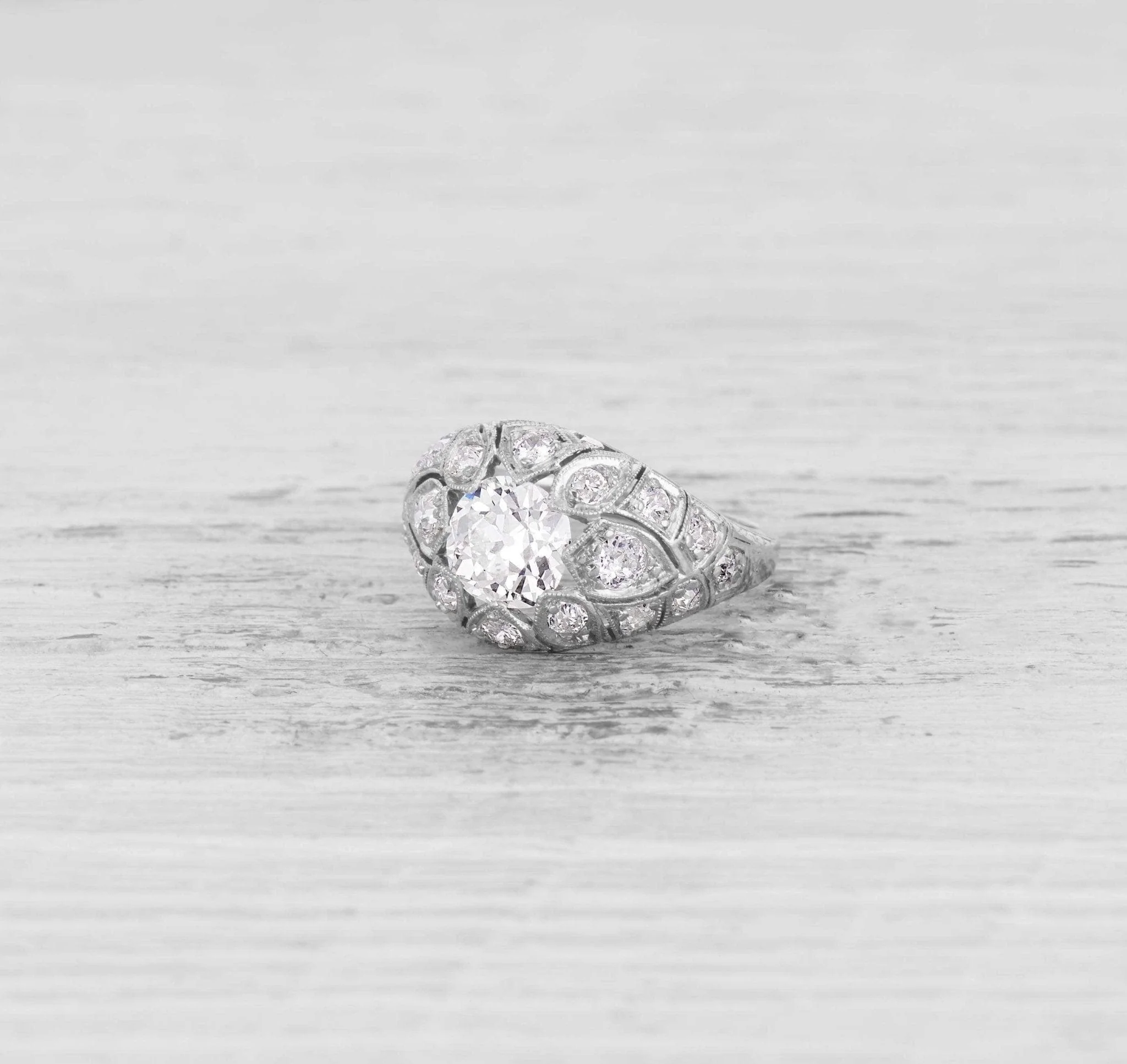 1.16 EDWARDIAN DIAMOND ENGAGEMENT RING