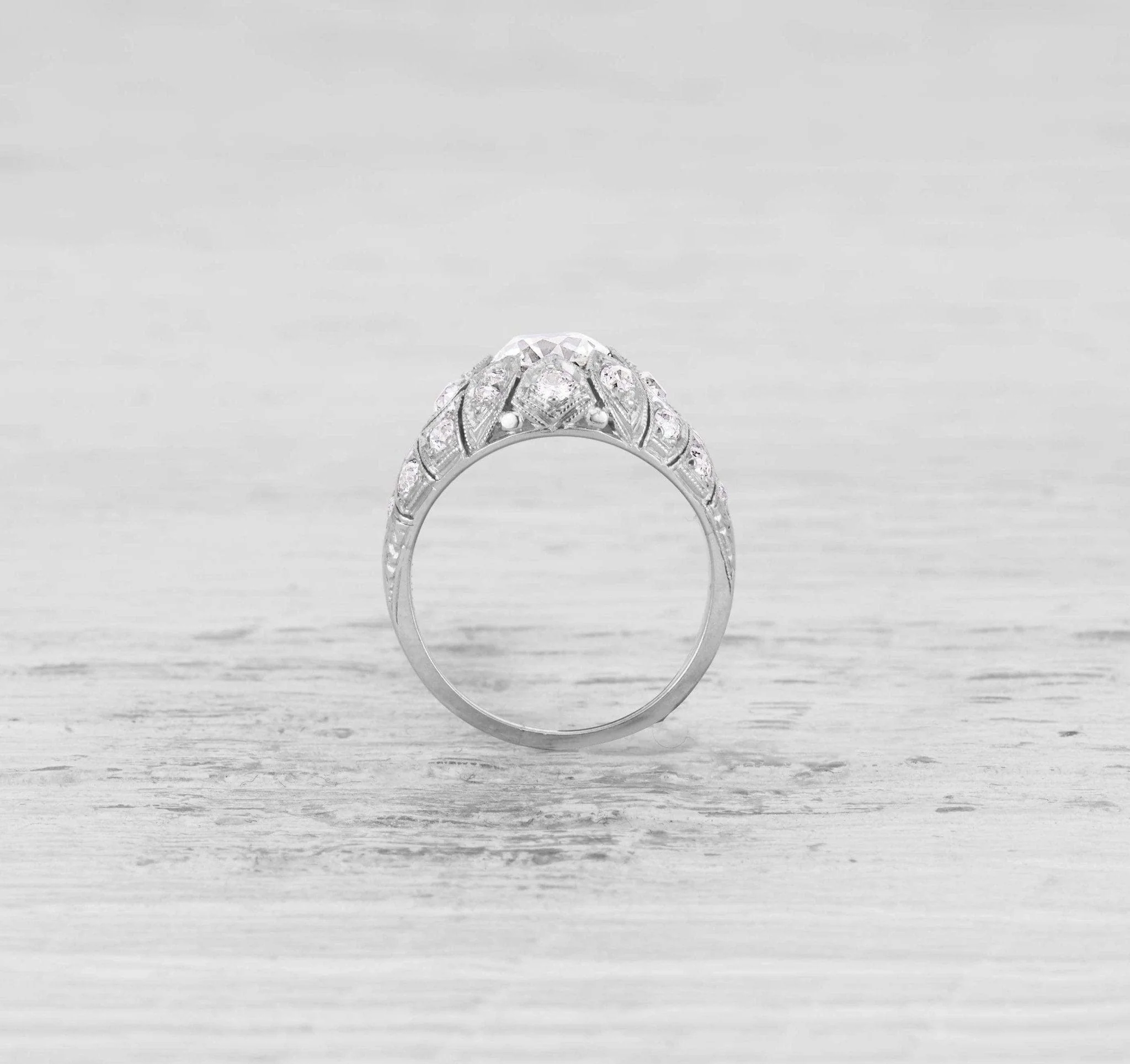 1.16 EDWARDIAN DIAMOND ENGAGEMENT RING - Image 4