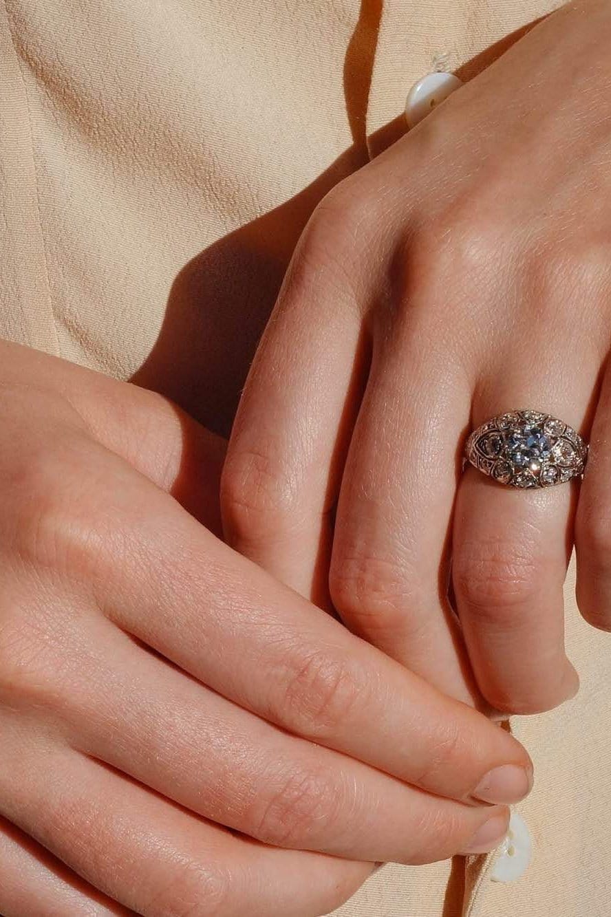 1.16 EDWARDIAN DIAMOND ENGAGEMENT RING - Image 6