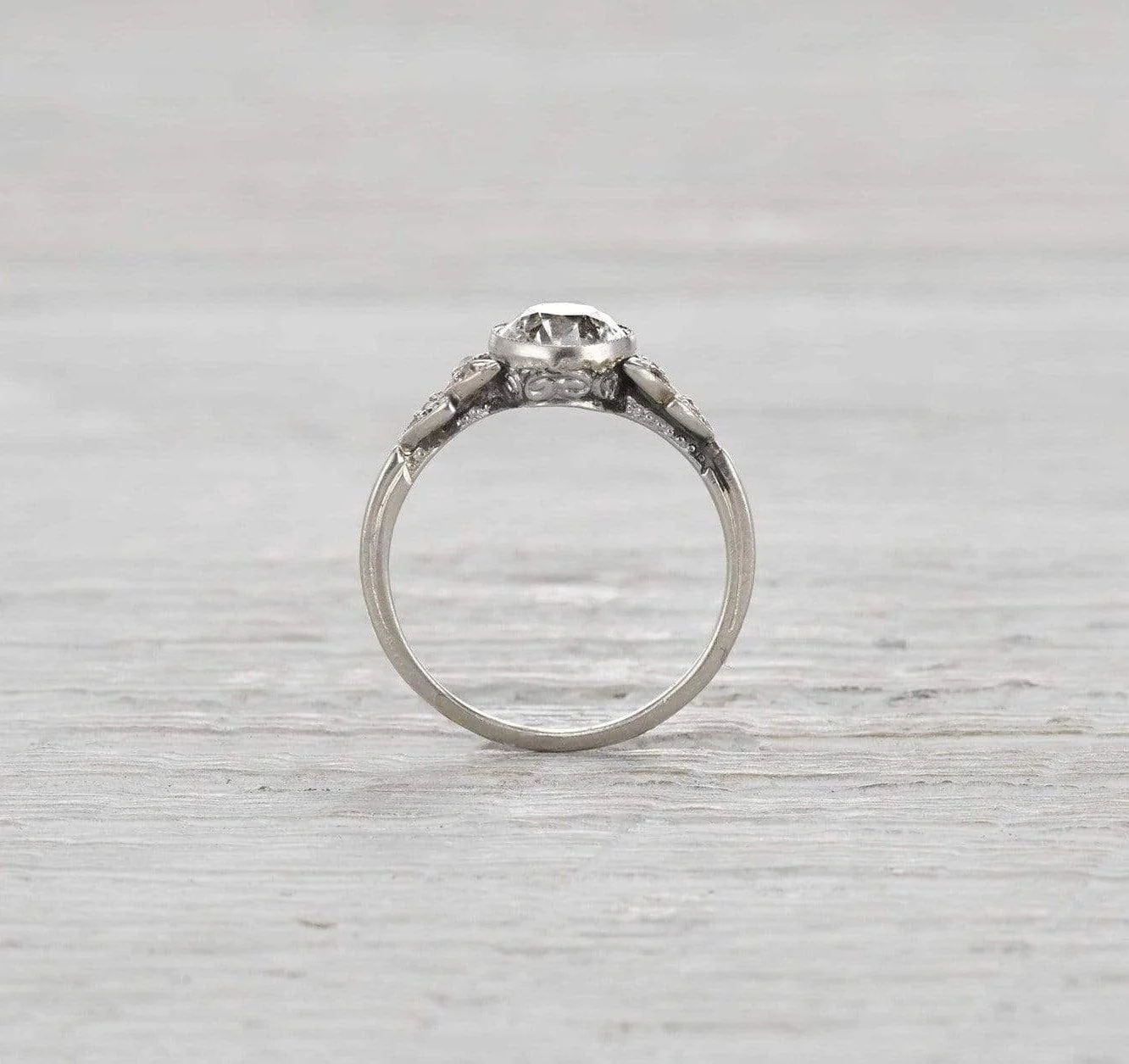 1.17 Carat Edwardian Engagement Ring - Image 4