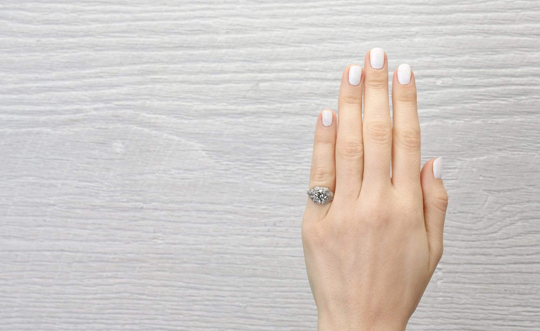 1.20 Carat Vintage Art Deco Engagement Ring - Image 5
