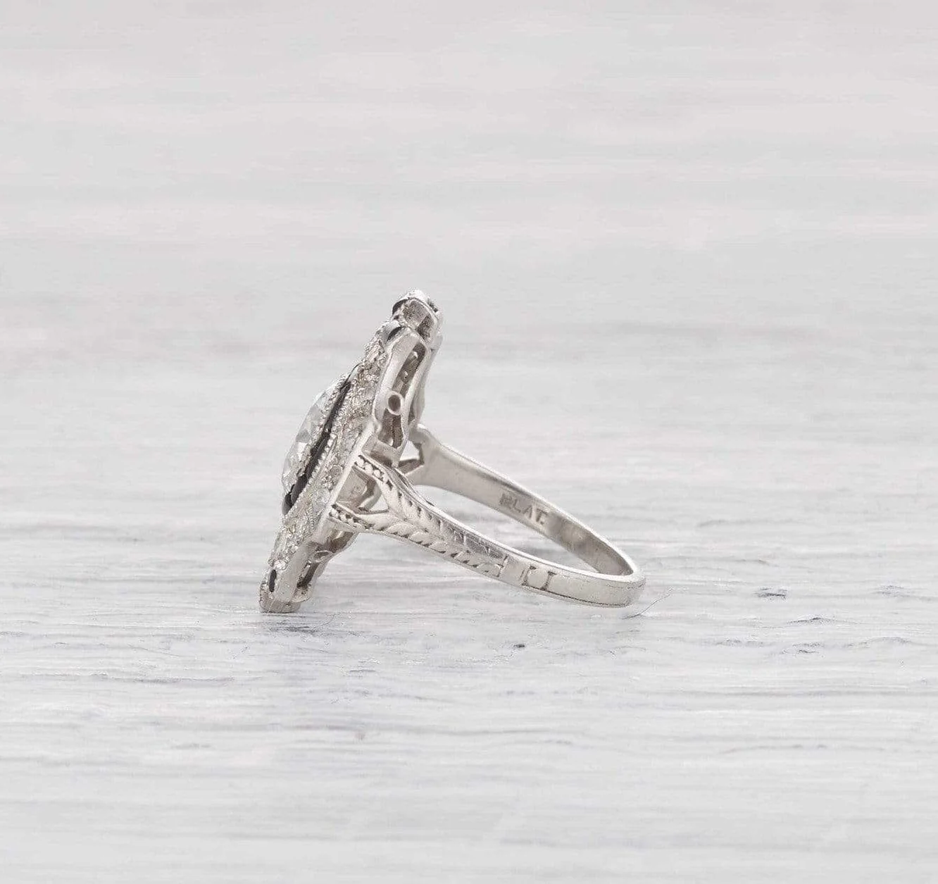 1.22 Carat Art Deco Diamond Engagement Ring - Image 3