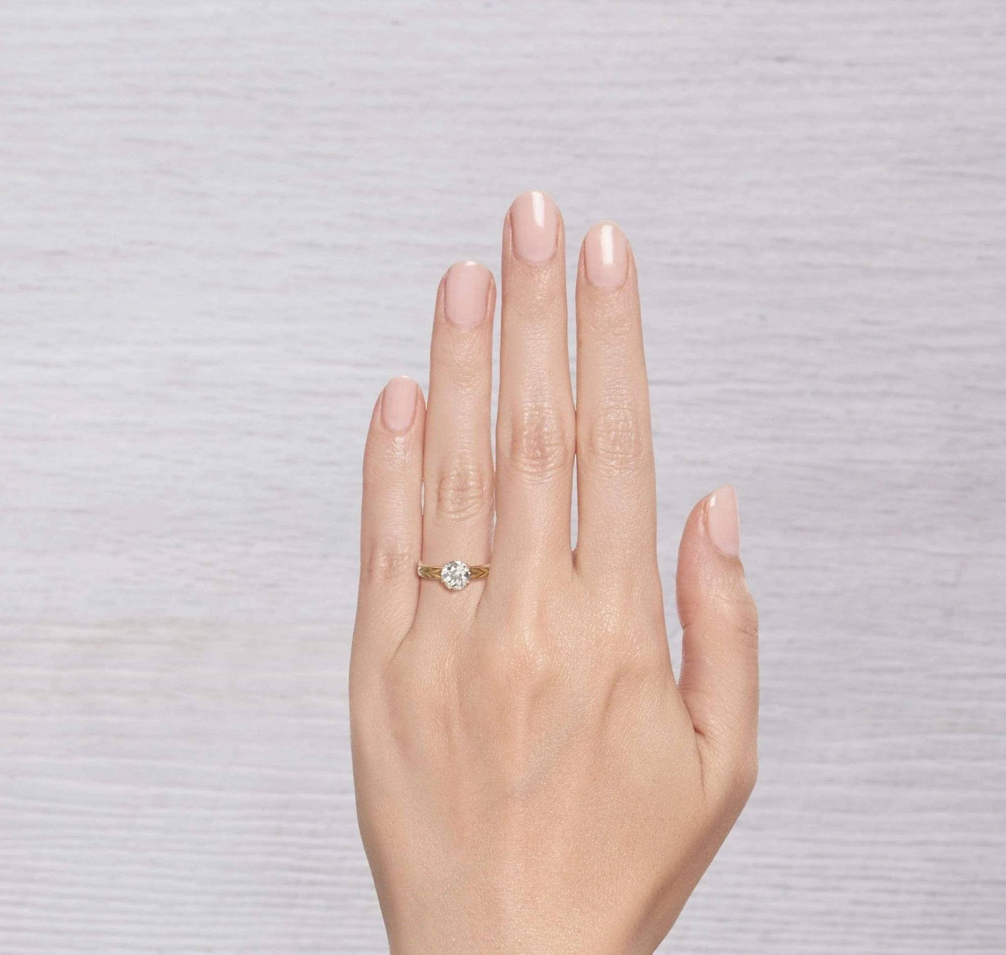 1.25 CARAT VICTORIAN DIAMOND SOLITAIRE ENGAGEMENT RING - Image 5