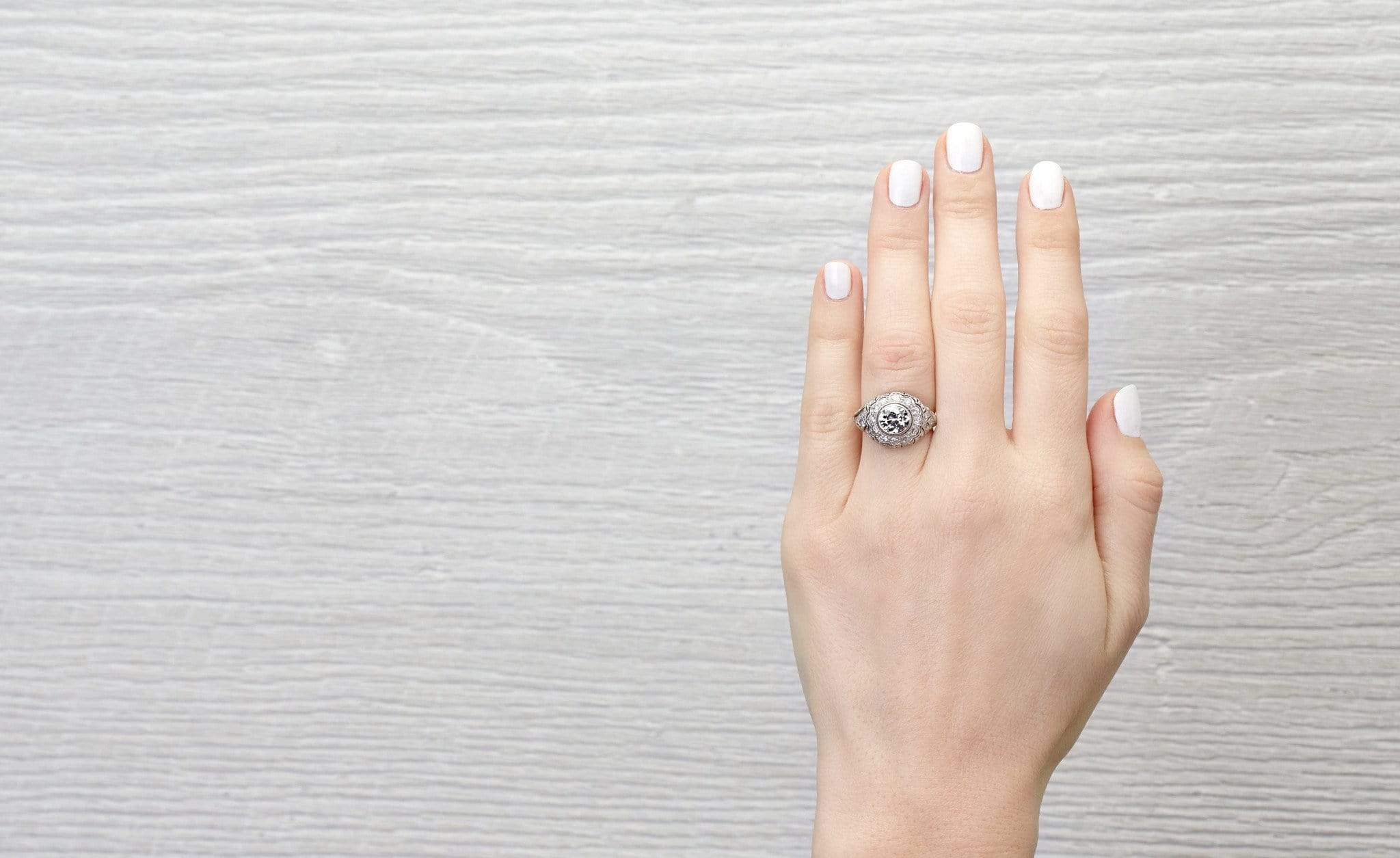 1.25 Carat Vintage Edwardian Ring - Image 5