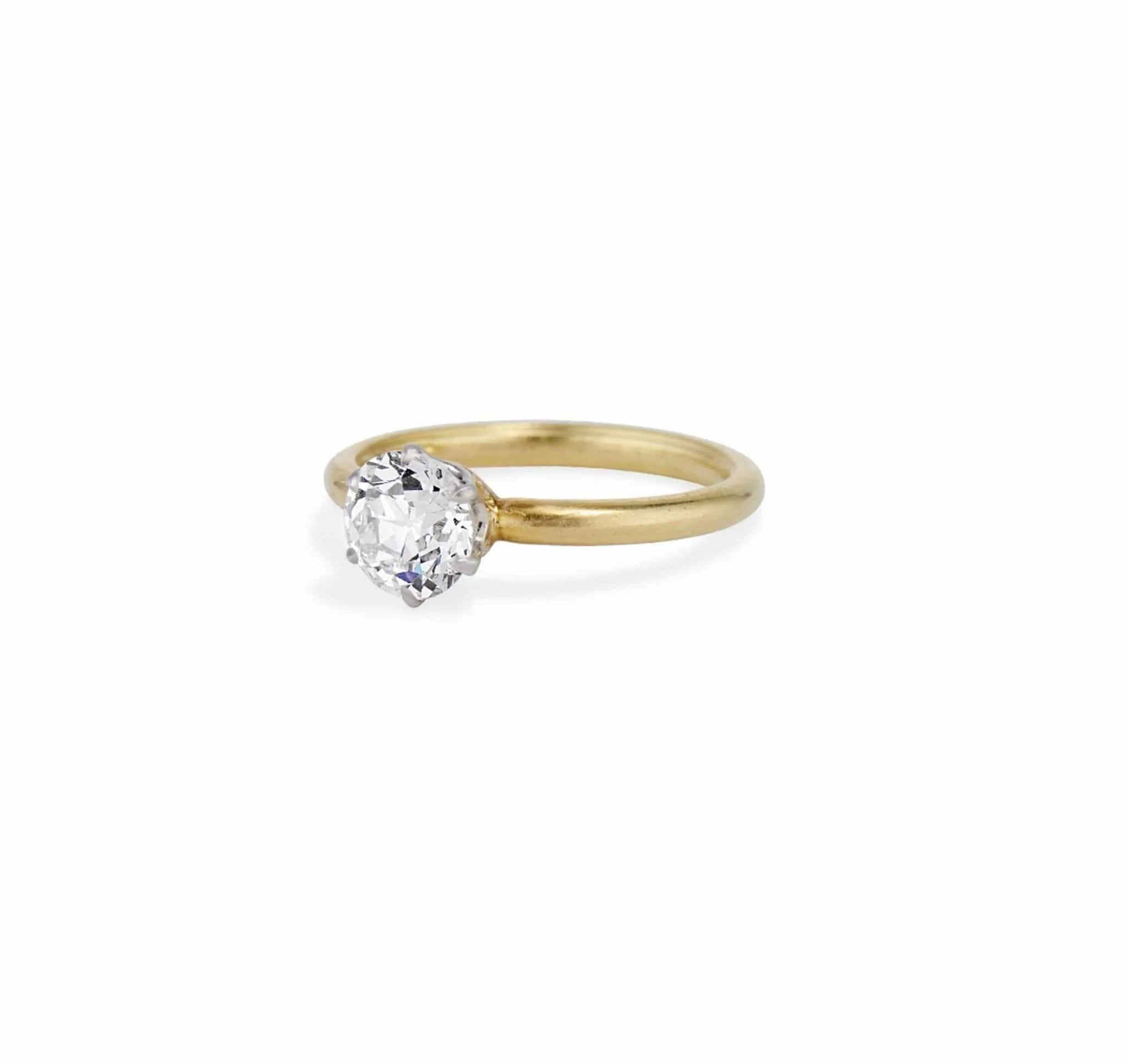 1930s Tiffany & Co 1.30 Carat Old European Cut Diamond Solitaire