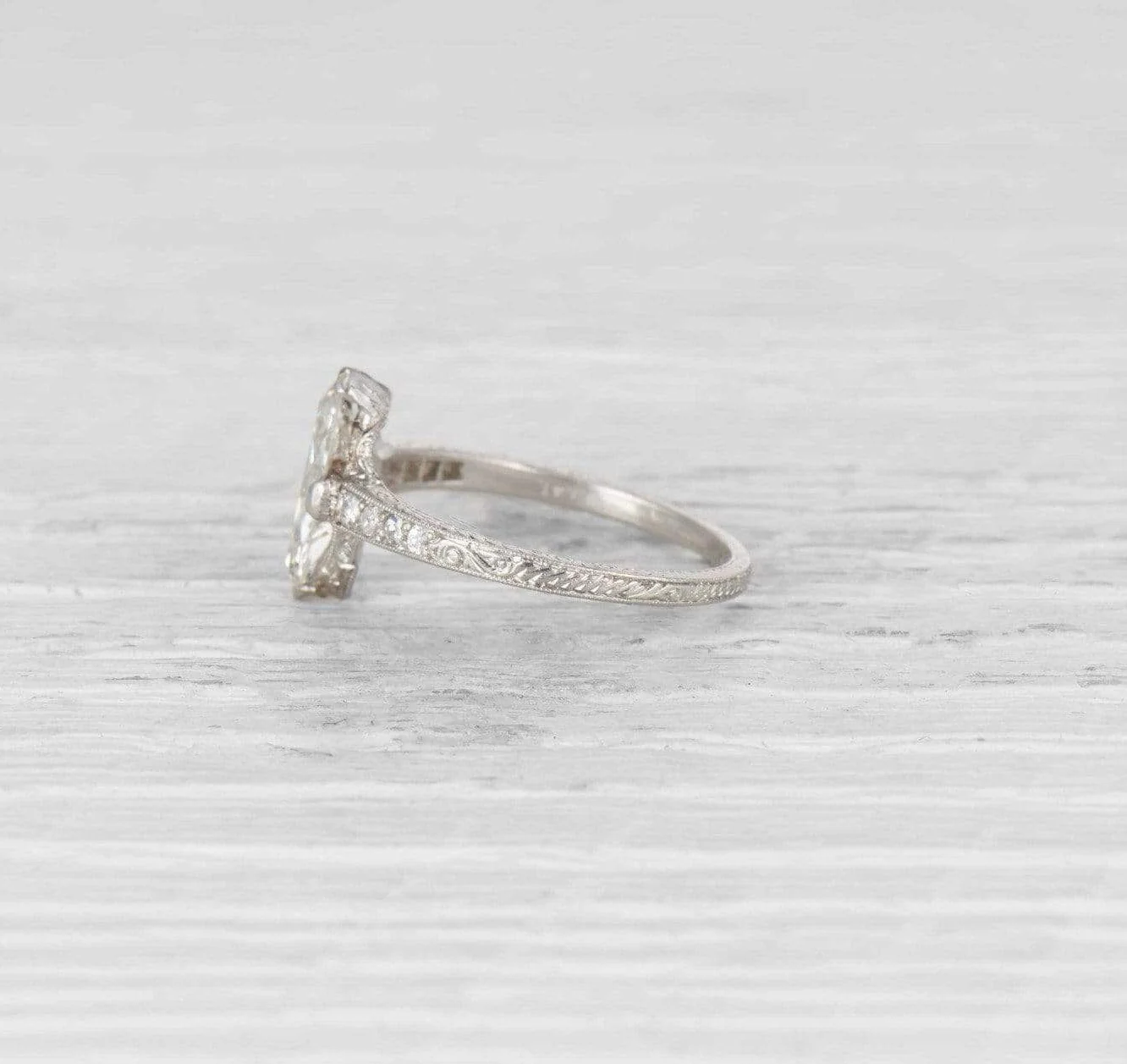 1.33 Carat Edwardian Diamond Engagement Ring - Image 3