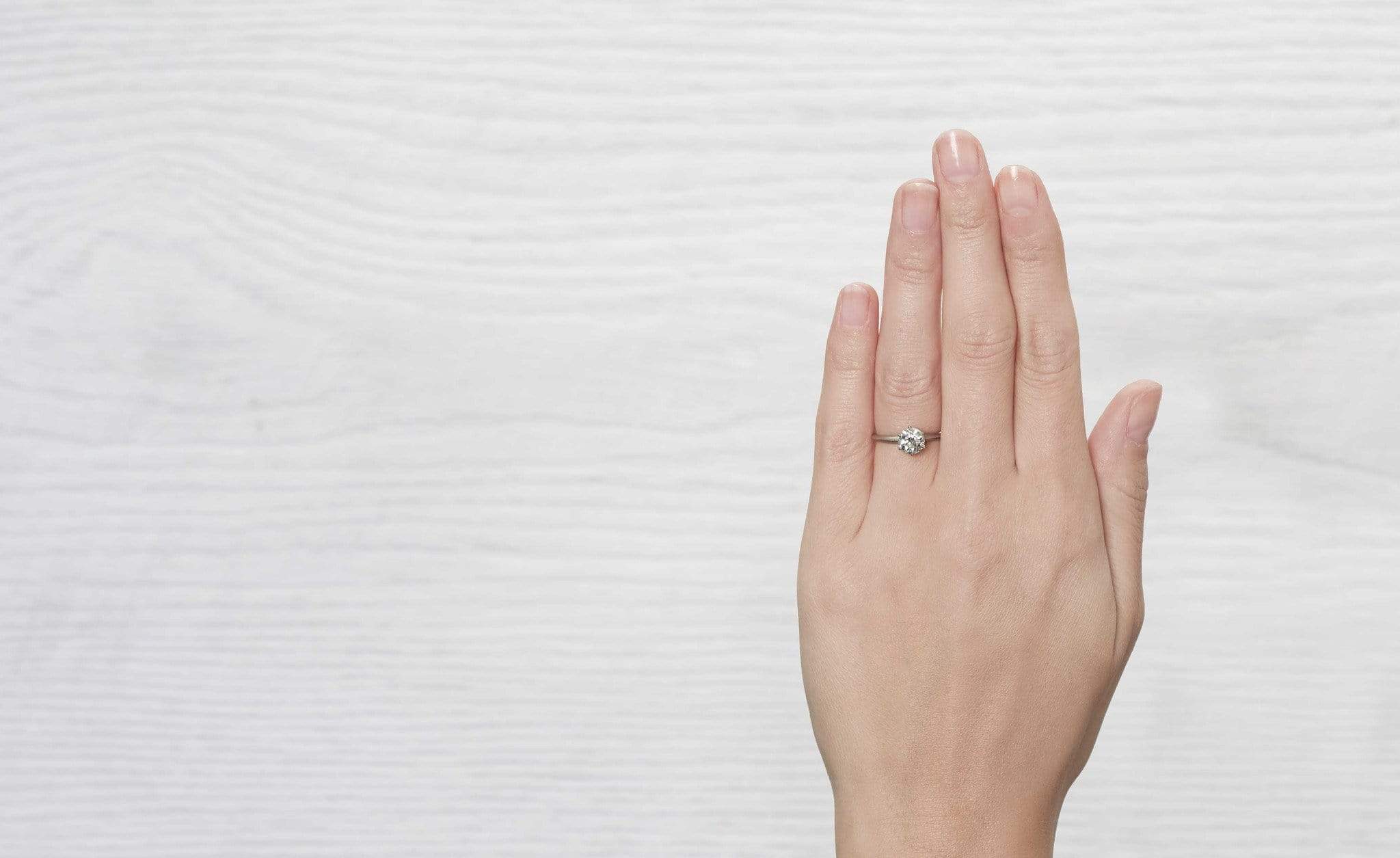1.33 Carat Vintage Tiffany & Co. Engagement Ring - Image 5