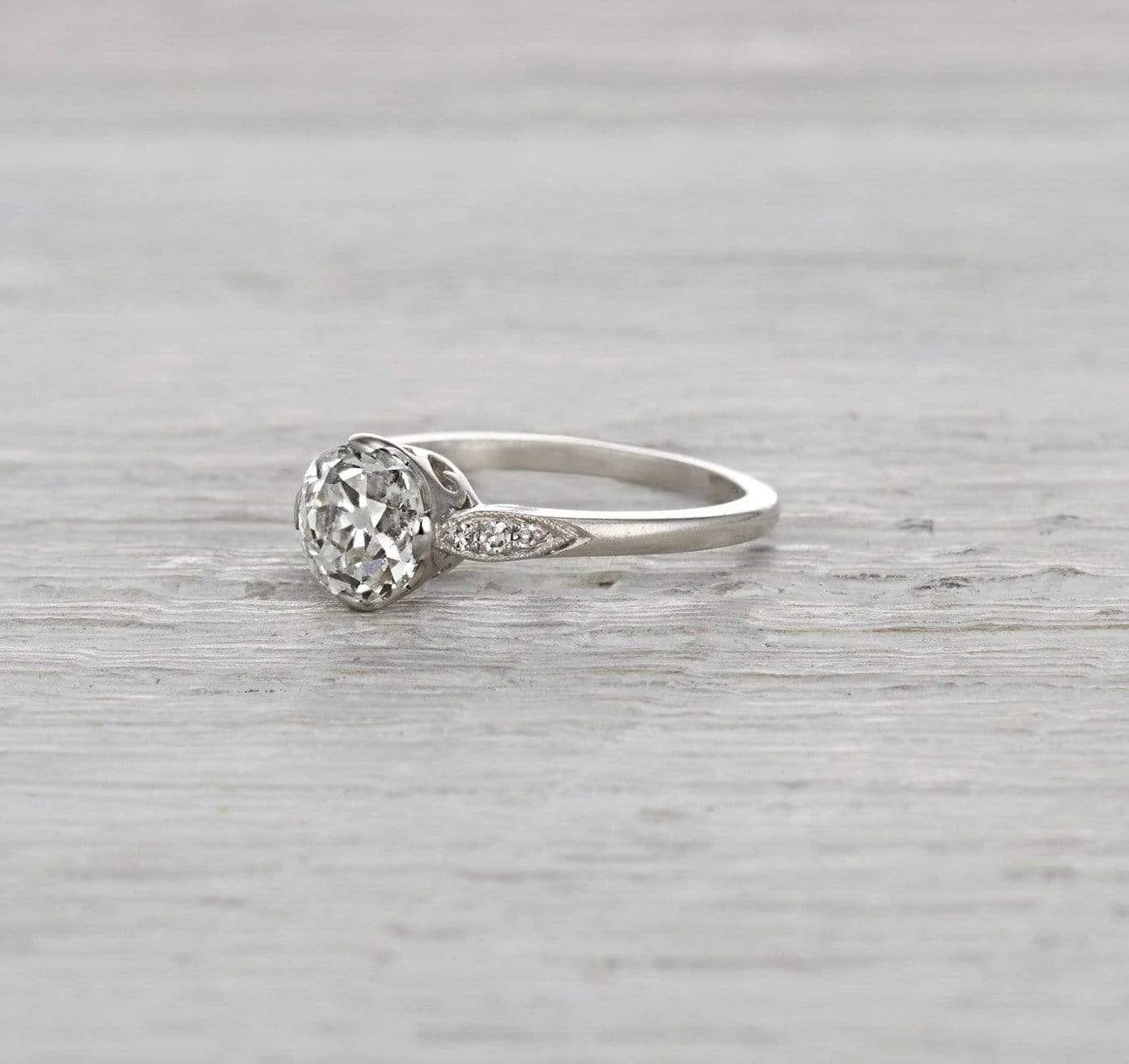 1.34 Carat Edwardian Engagement Ring