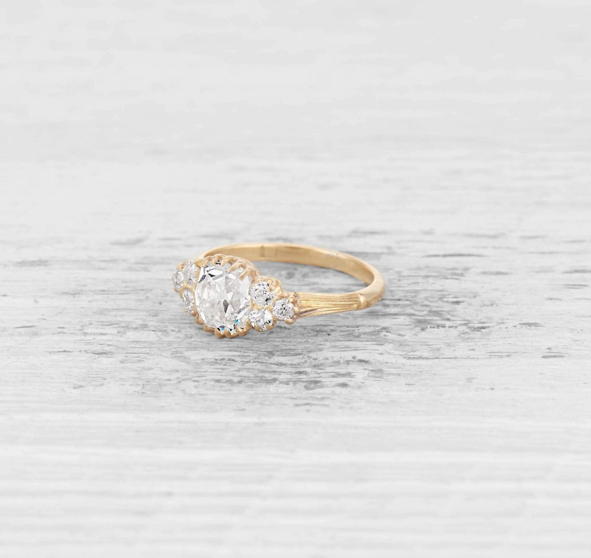 1.35 CARAT DIAMOND VICTORIAN ENGAGEMENT RING