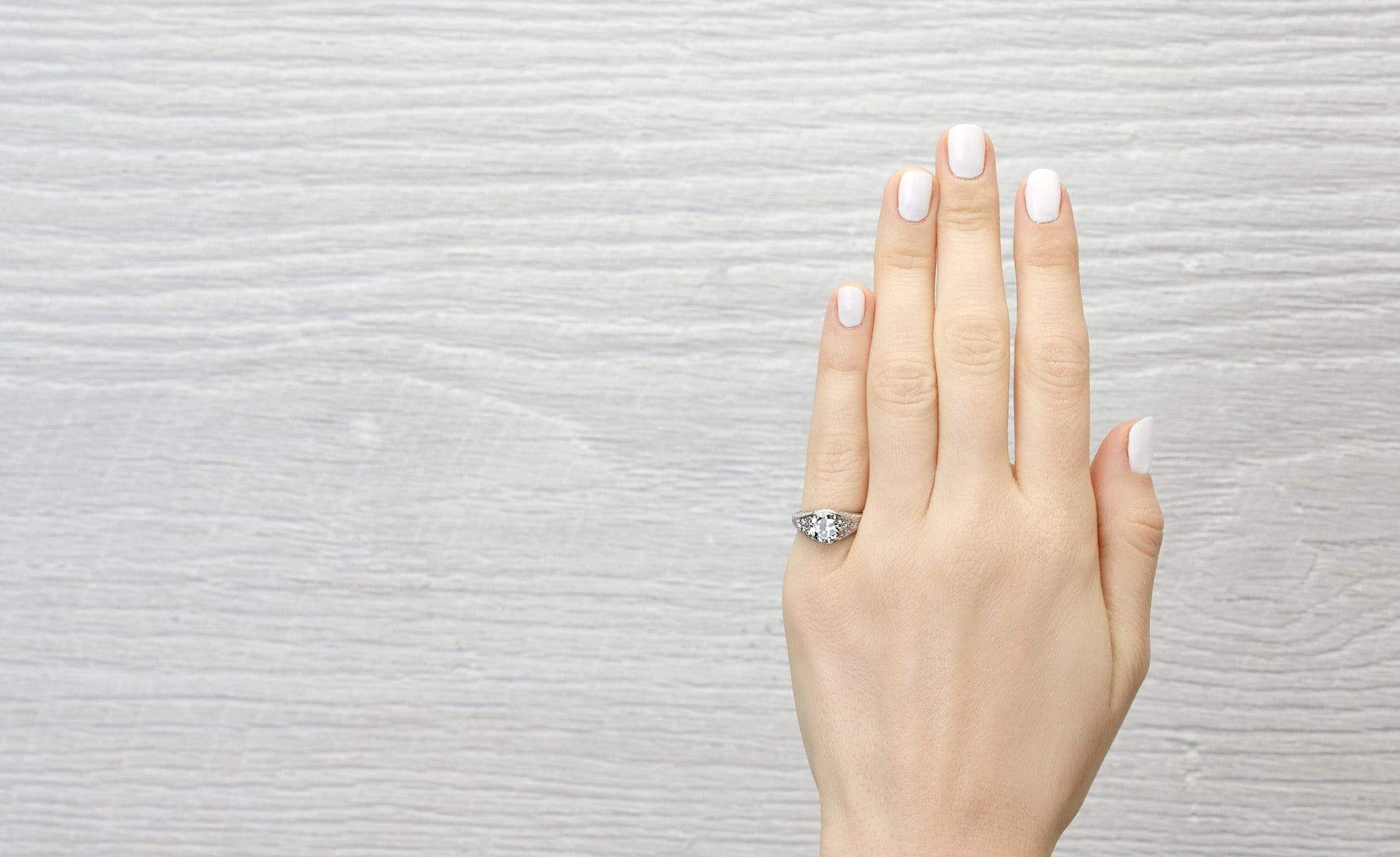 1.43 Carat Vintage Art Deco Engagement Ring - Image 5