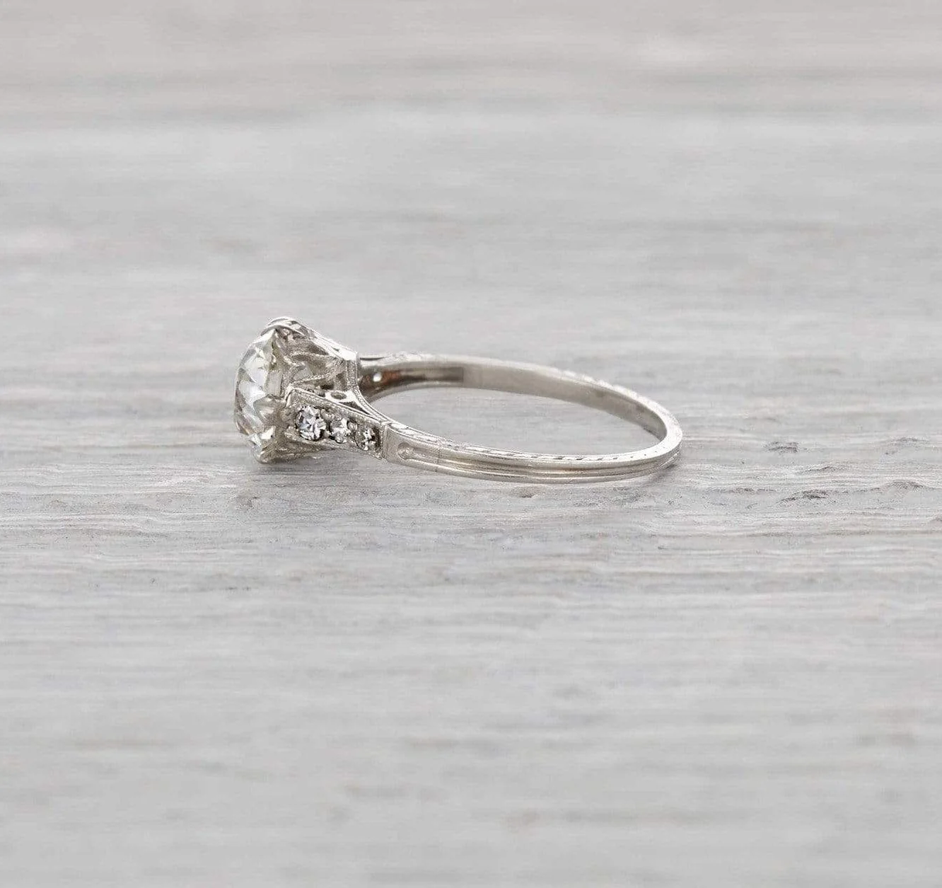 1.51 Carat Edwardian Engagement Ring - Image 3