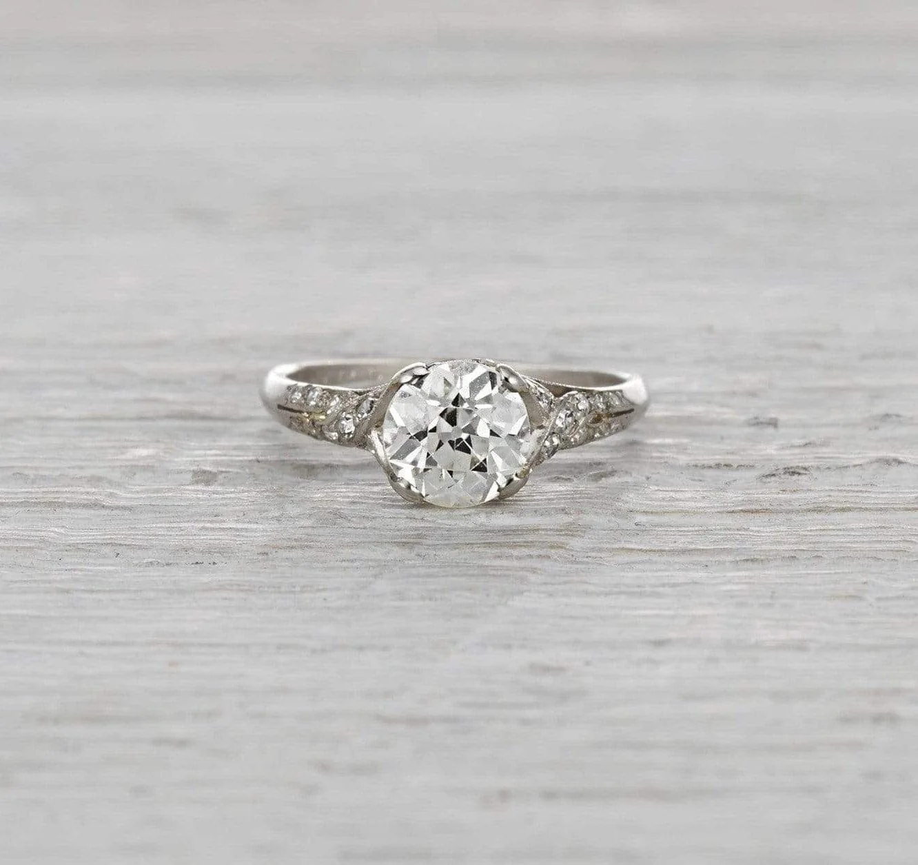 1.56 Carat Edwardian Engagement Ring - Image 2