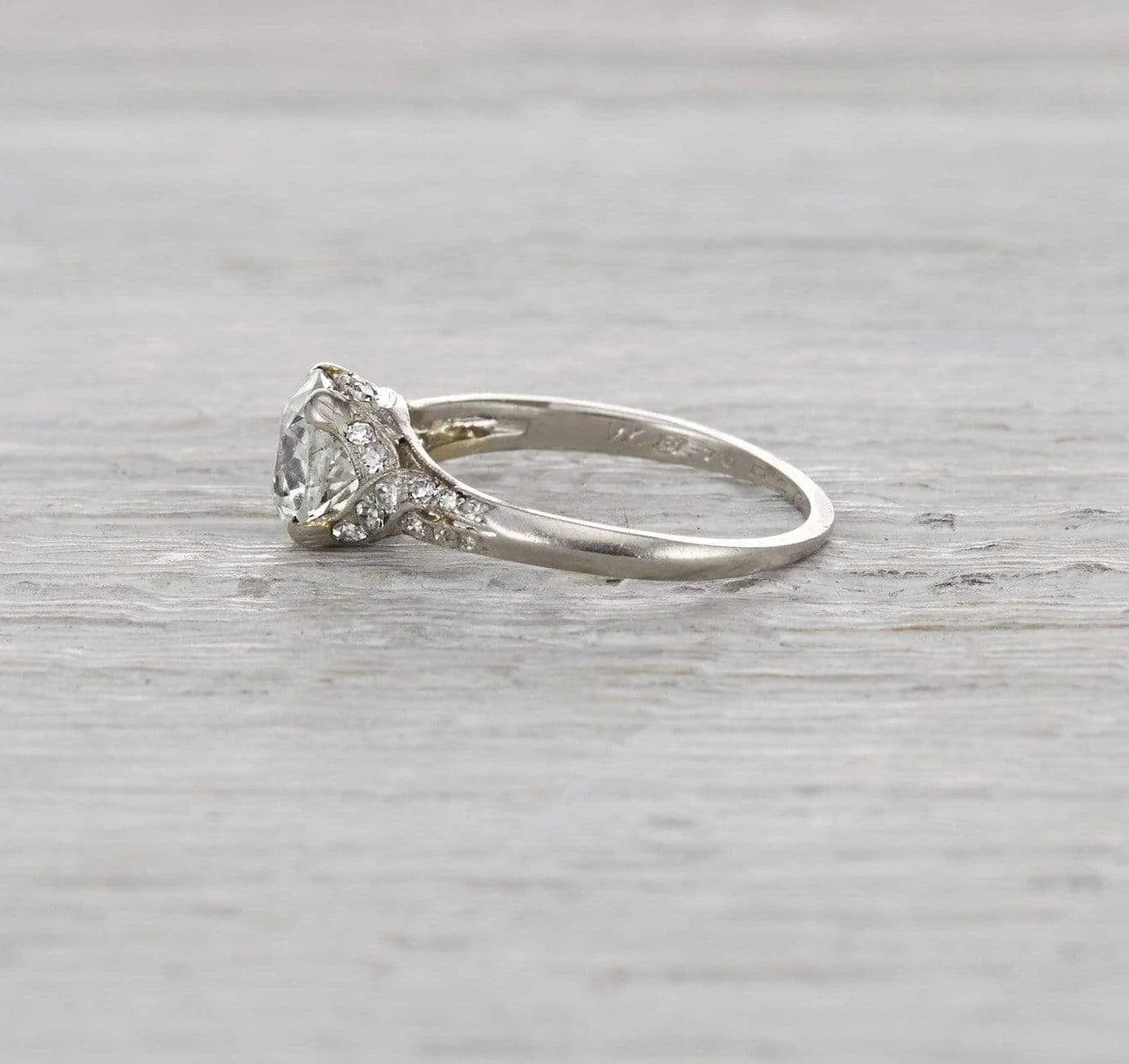 1.56 Carat Edwardian Engagement Ring - Image 3