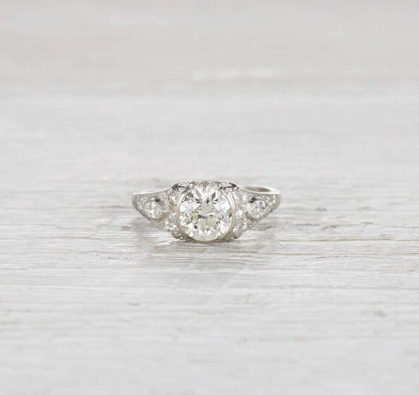 1.57 Carat Edwardian Engagement Ring - Image 2