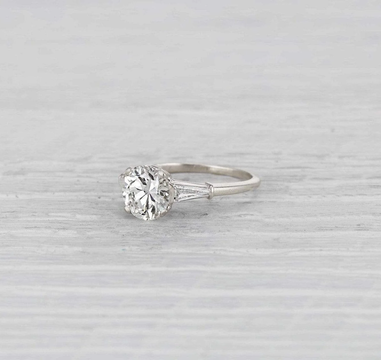 1.58 Carat Art Deco Bailey, Banks & Biddle Engagement Ring