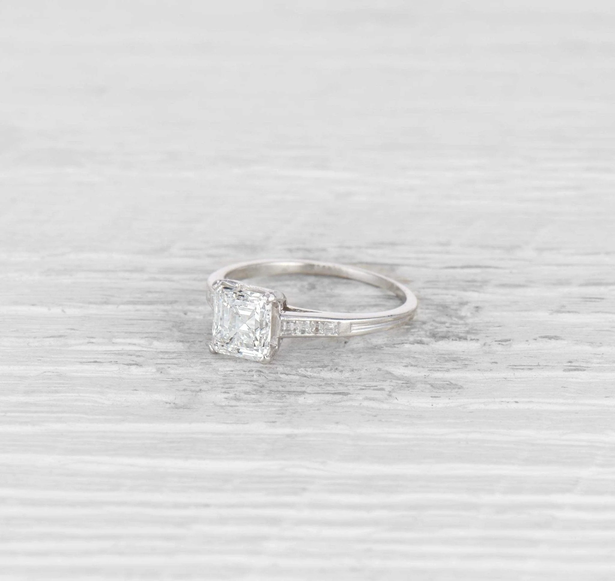 1.59 ART DECO TIFFANY & CO. DIAMOND ENGAGEMENT RING