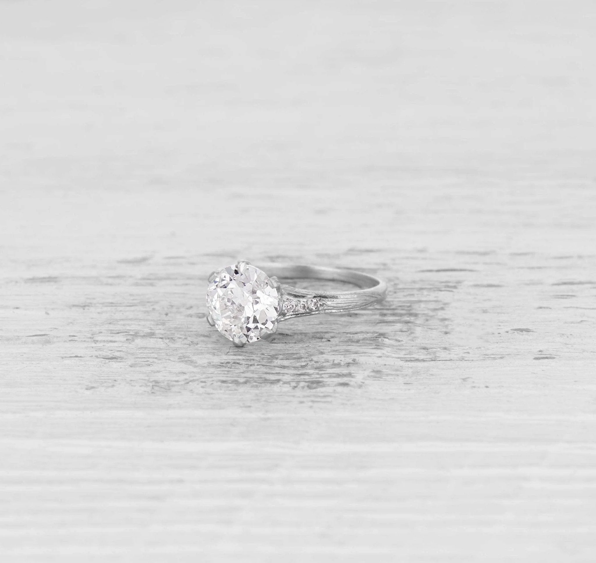 1.72 CARAT EDWARDIAN TIFFANY & CO DIAMOND ENGAGEMENT RING