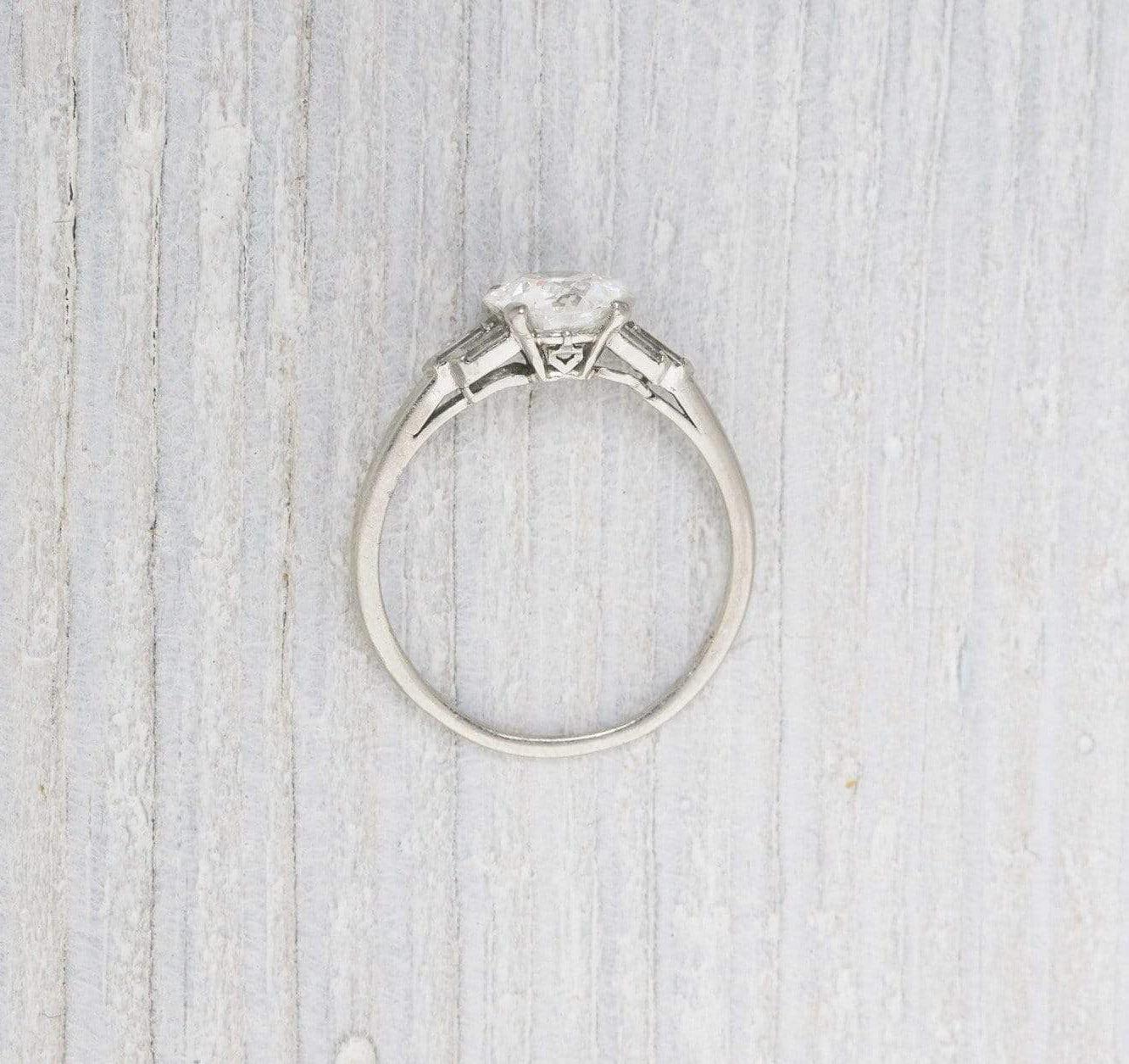 1.76 Carat Vintage Art Deco Diamond Engagement Ring - Image 4