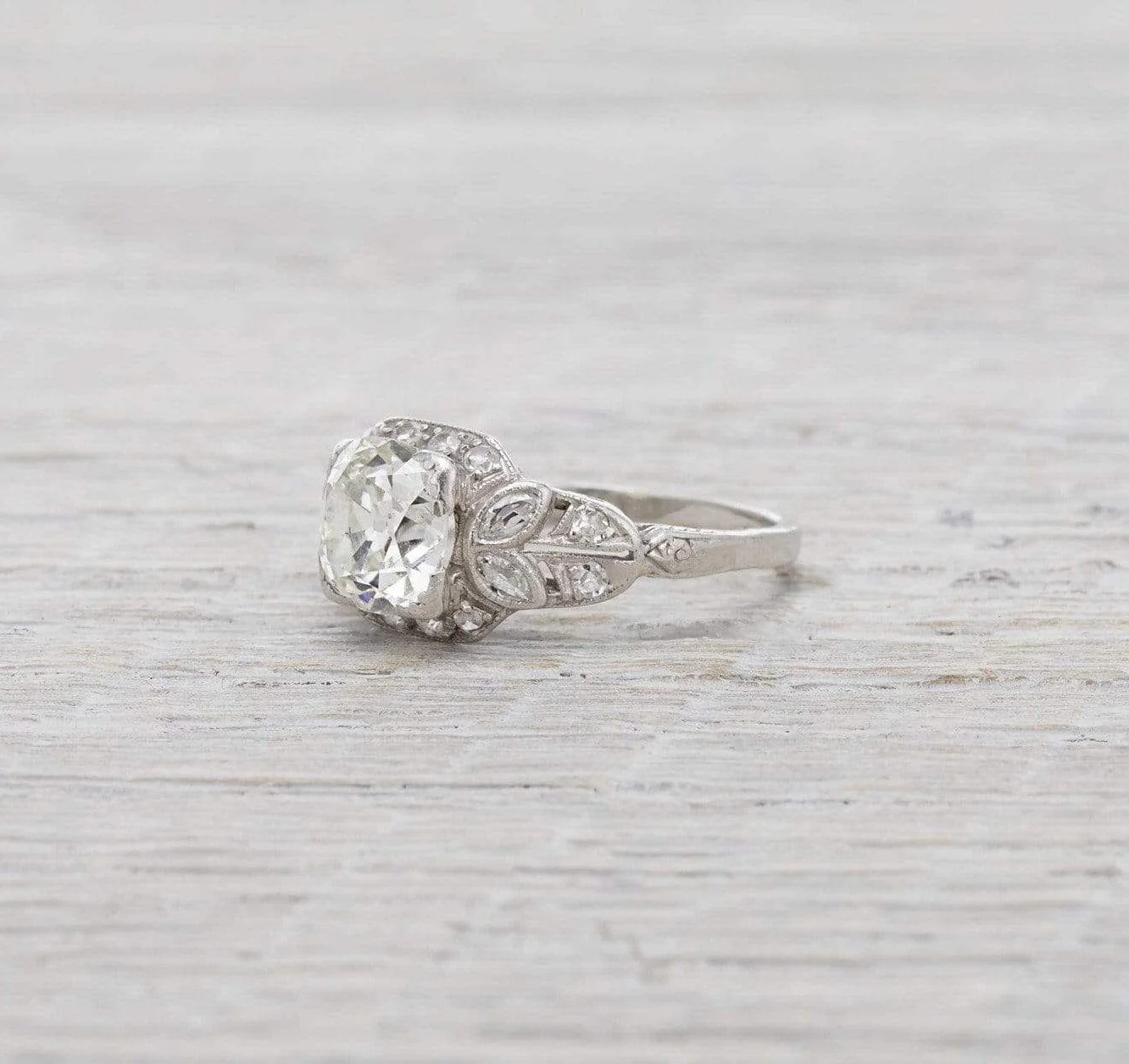 1.80 Carat Edwardian Engagement Ring