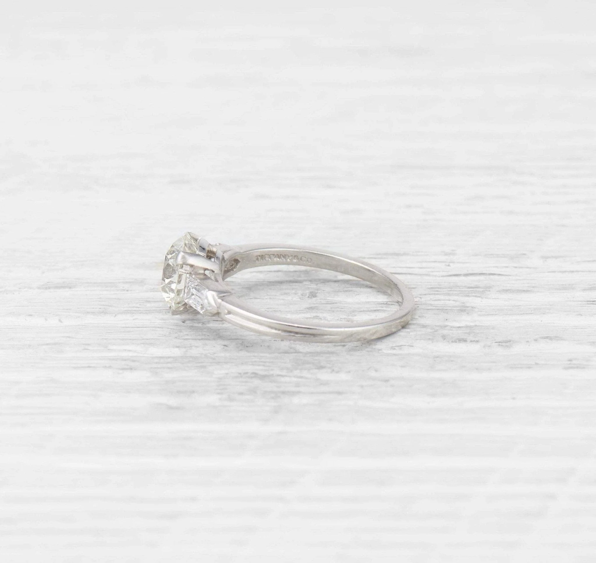 1.86 Carat Art Deco Tiffany & Co Diamond Engagement Ring - Image 3