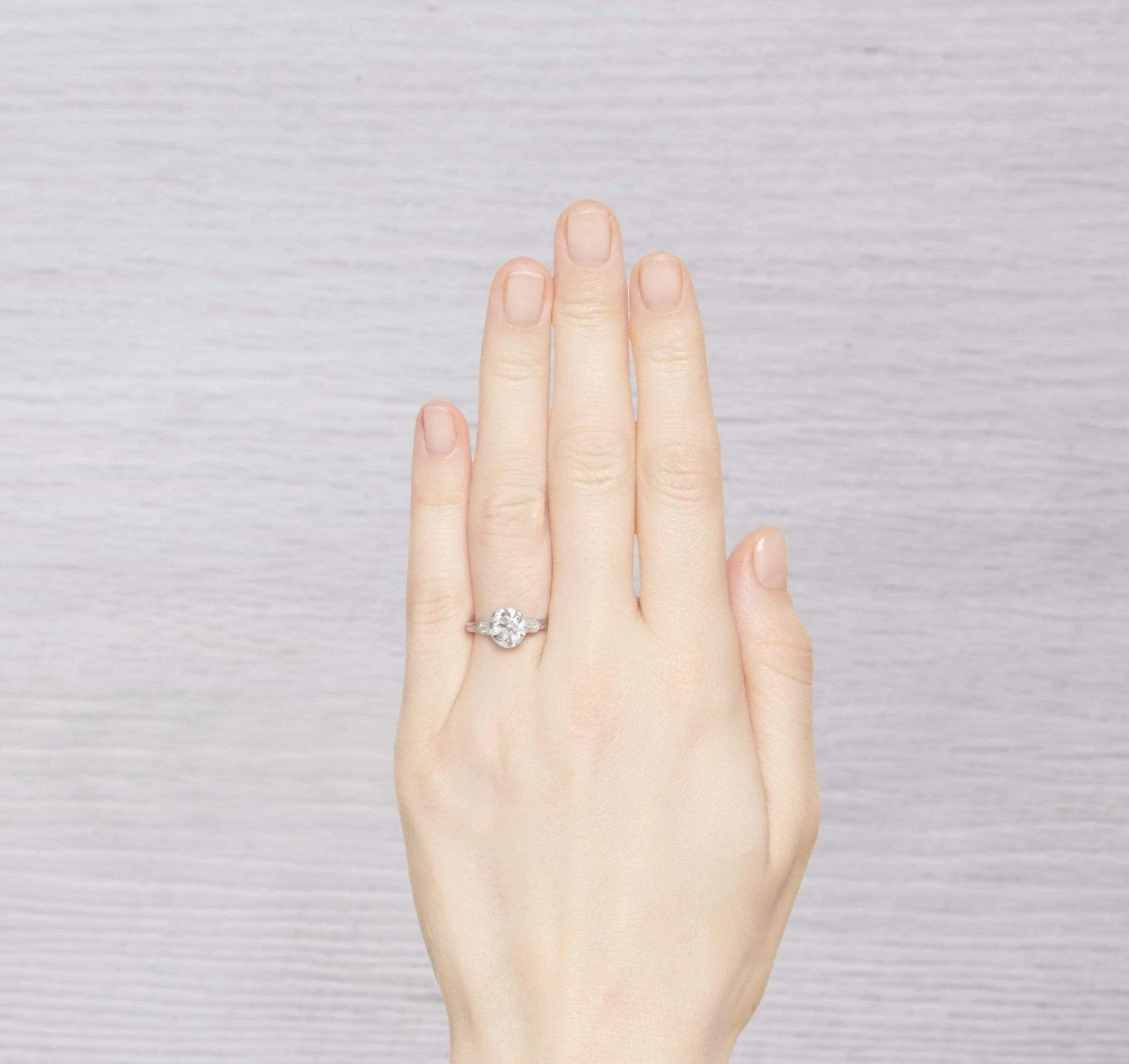 1.86 Carat Art Deco Tiffany & Co Diamond Engagement Ring - Image 5