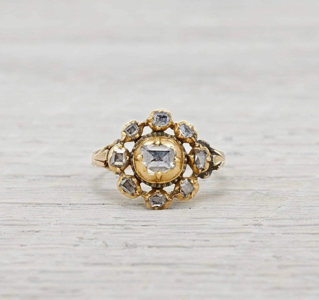 One Carat Antique Georgian Engagement Ring - Image 2