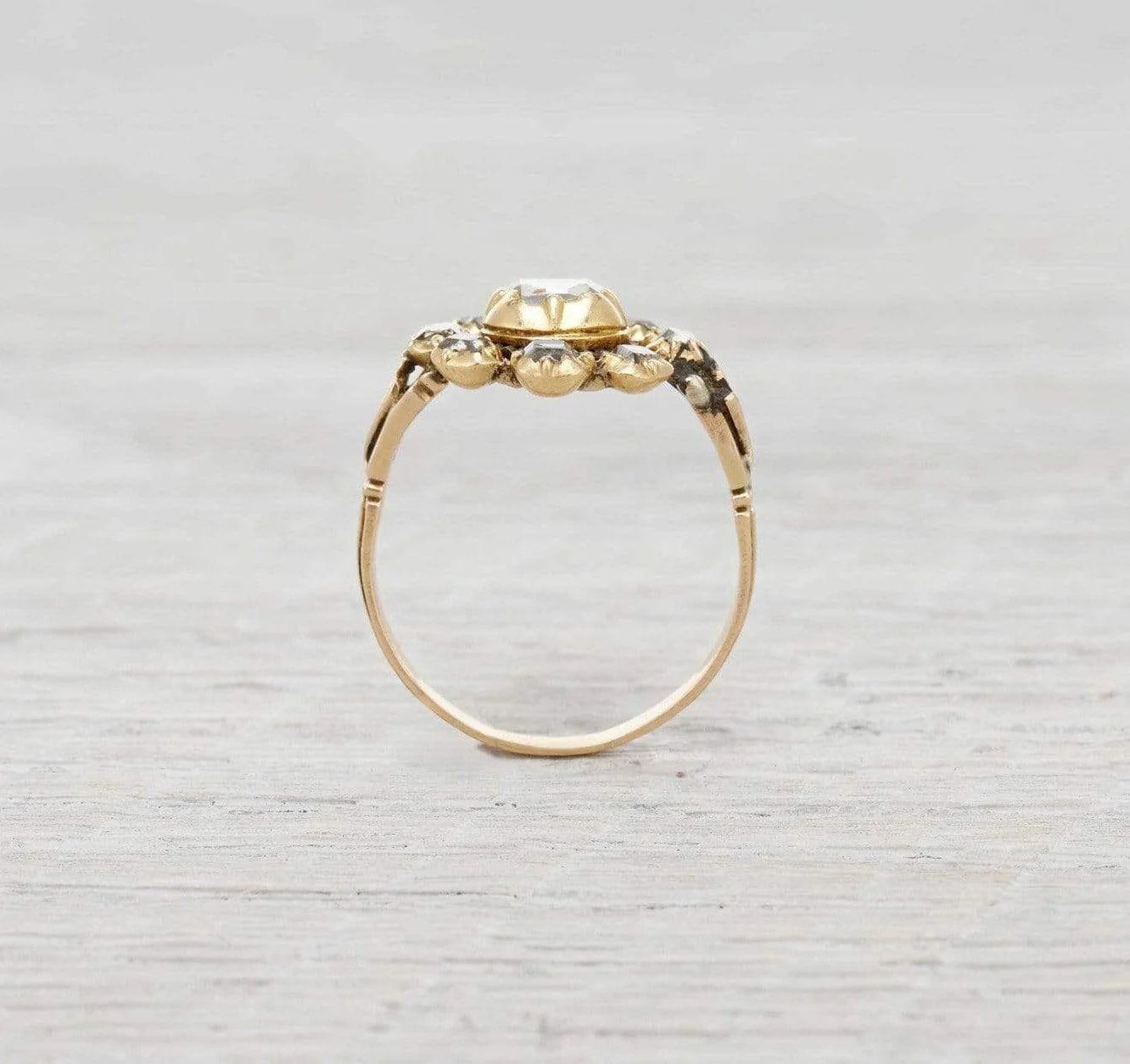 One Carat Antique Georgian Engagement Ring - Image 4
