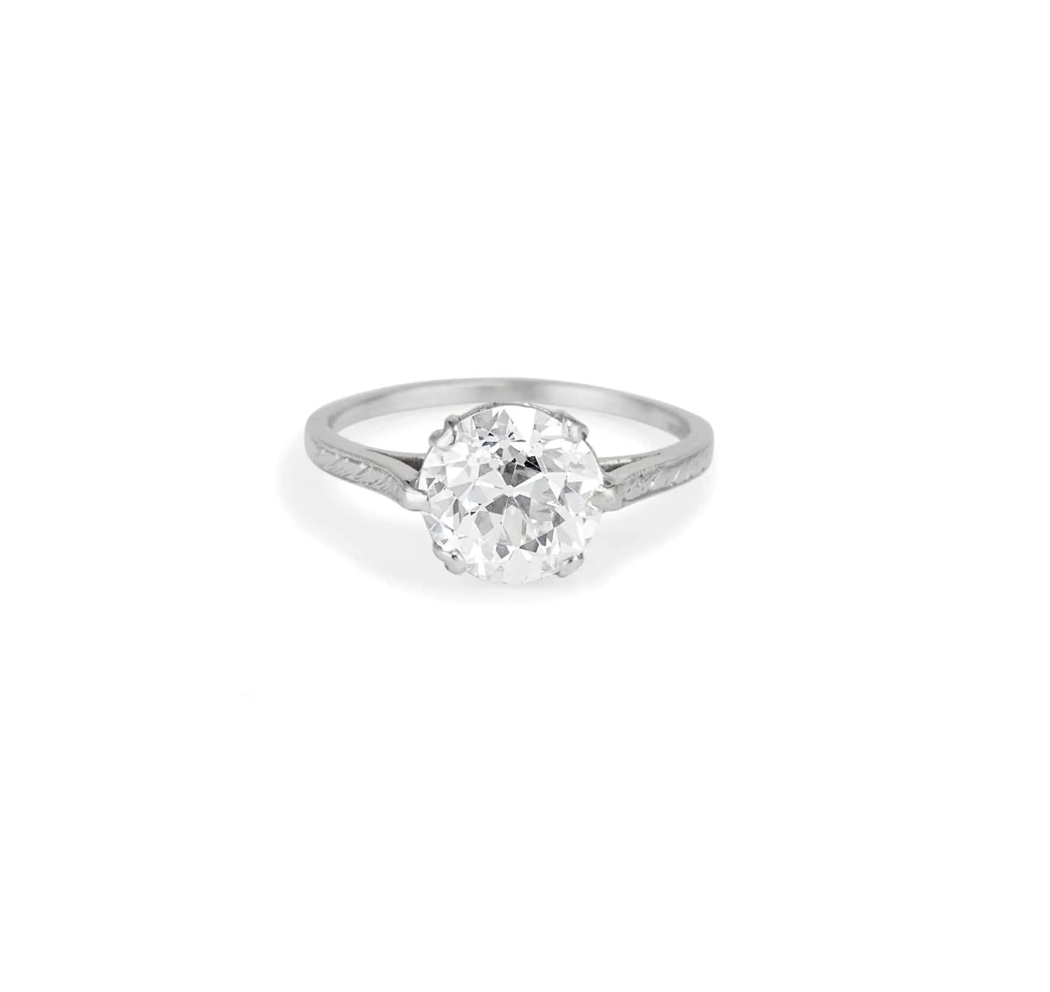 Dreicer & Co. Edwardian 2.12 Carat Old European Cut Diamond Solitaire