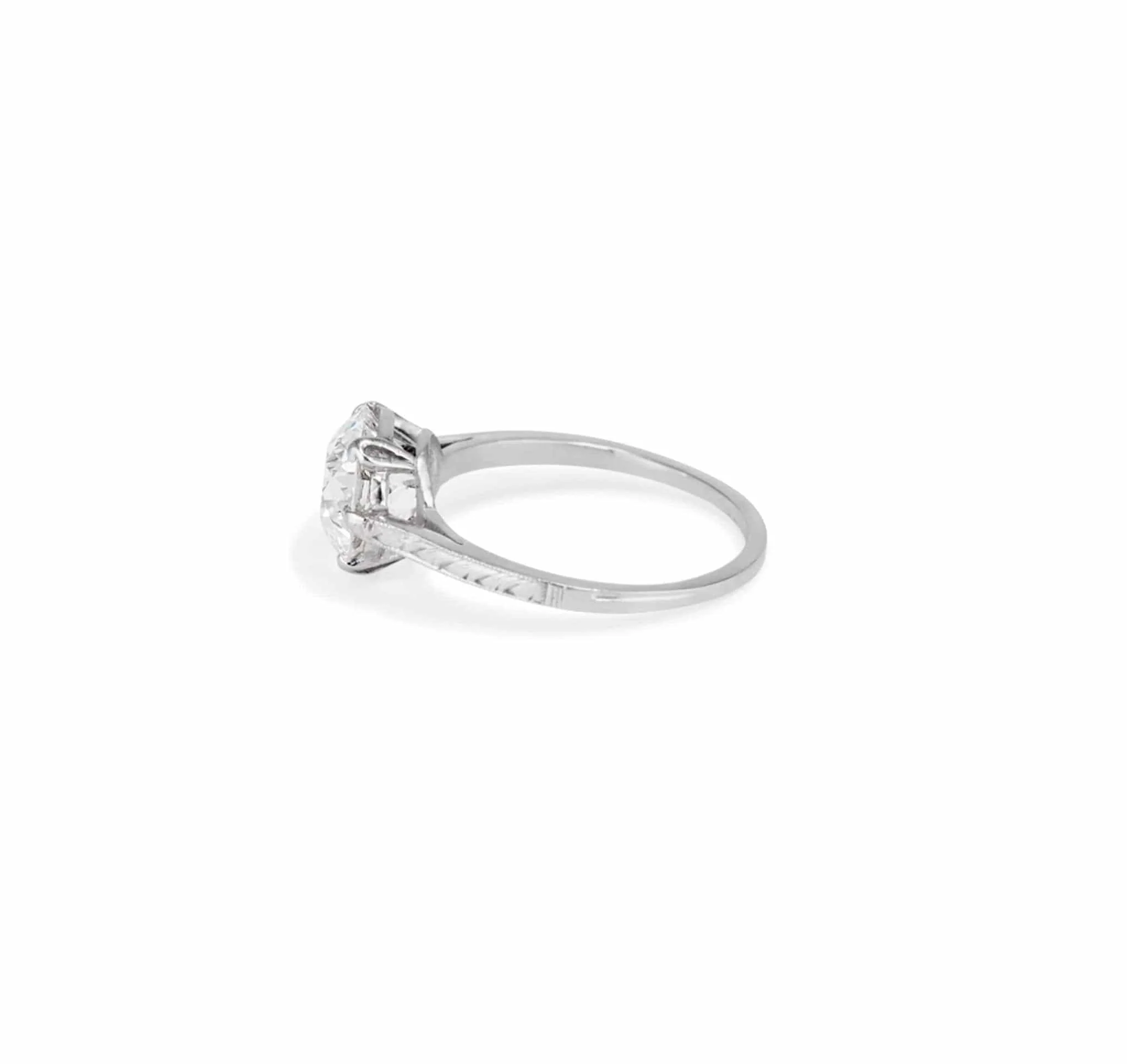 Dreicer & Co. Edwardian 2.12 Carat Old European Cut Diamond Solitaire - Image 3