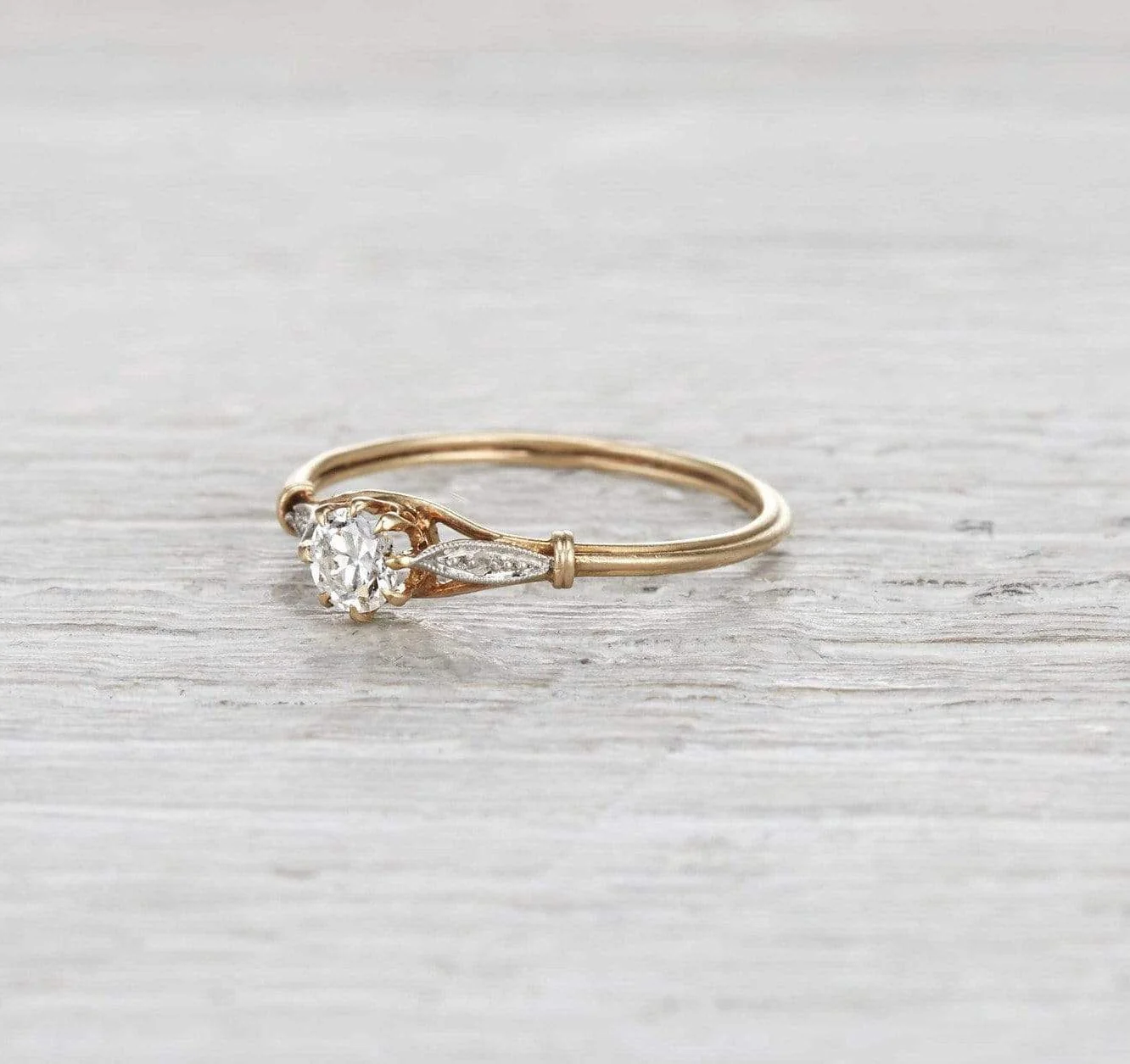 .35 Carat Edwardian Engagement Ring