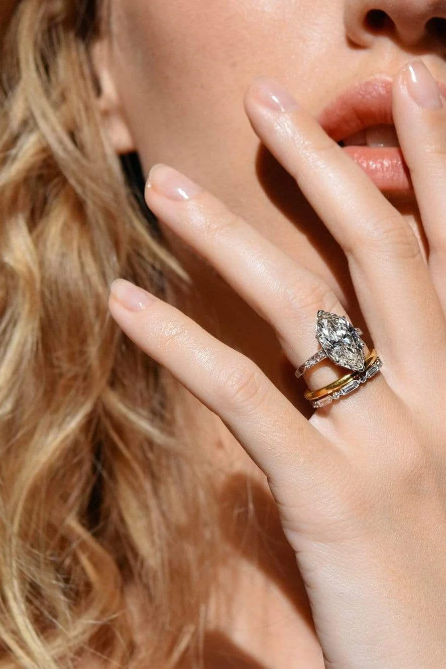 Edwardian 4.52 Carat Marquise Diamond Ring - Image 10