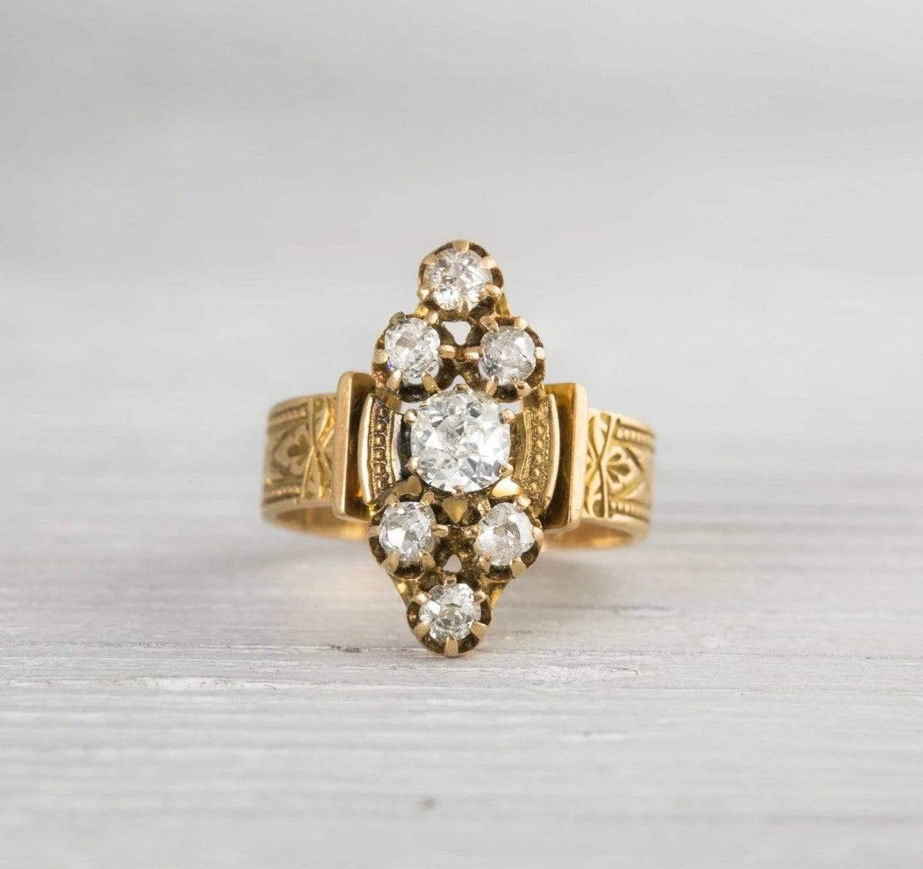 .40 Carat Antique Victorian Gold Engagement Ring - Image 2