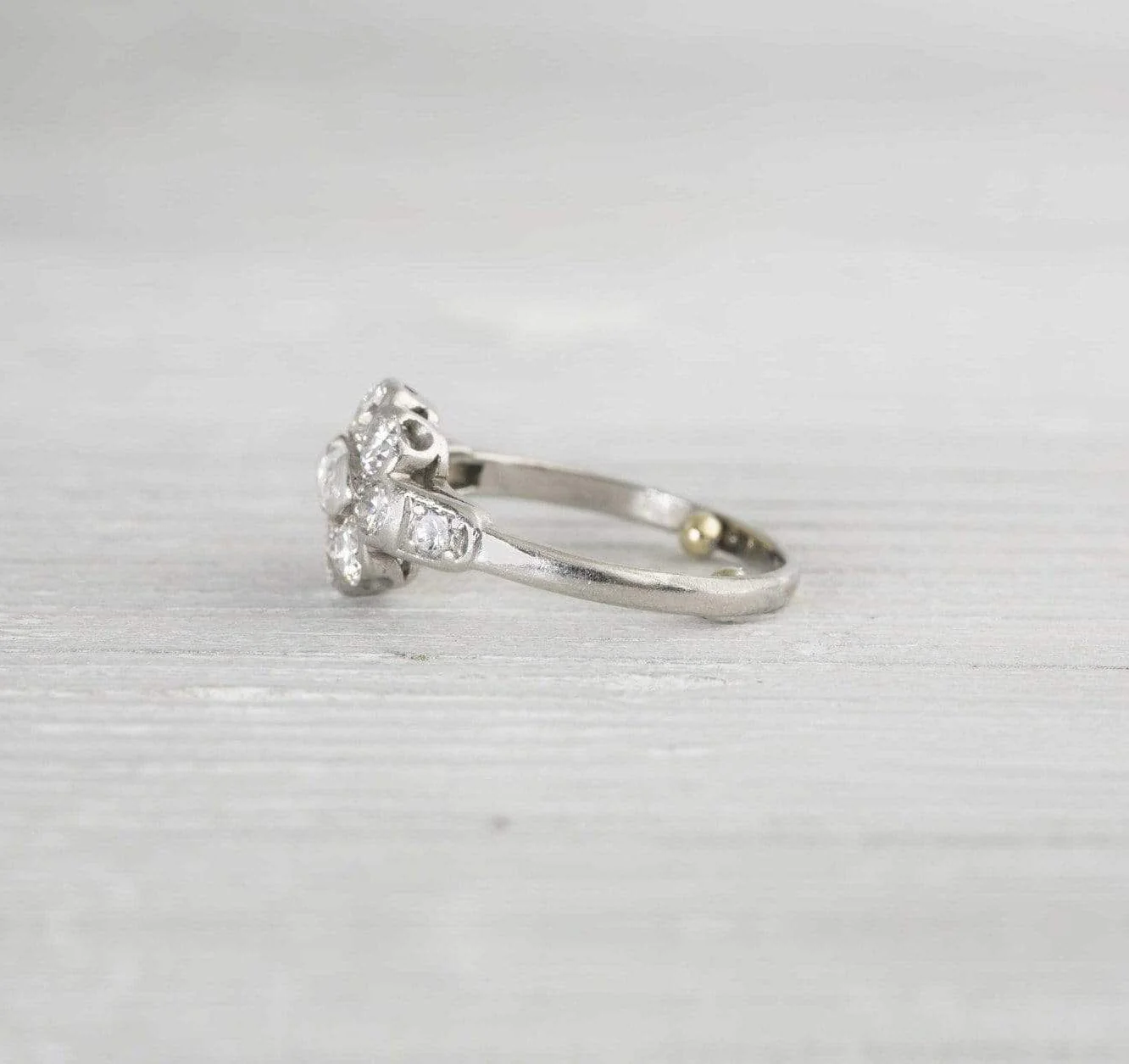 .40 Carat Vintage Art Deco Marquise Cut Engagement Ring - Image 3