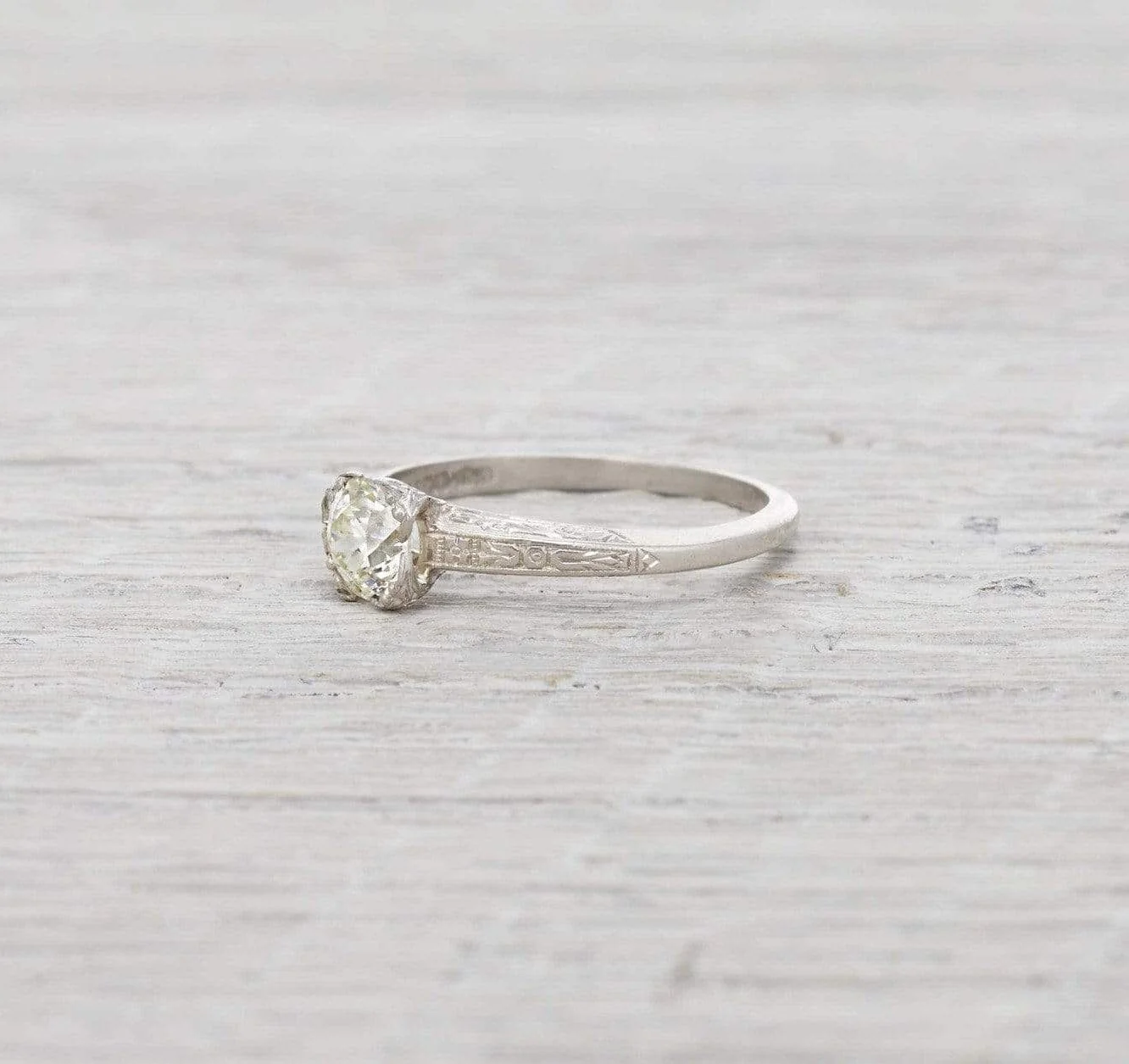 .45 Carat Art Deco Engagement Ring
