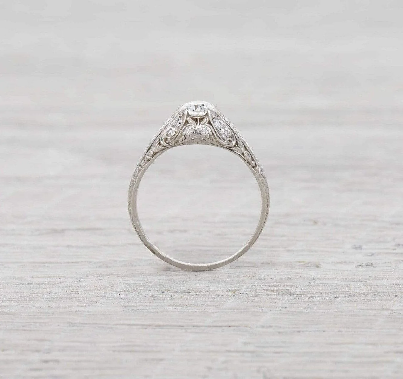 .45 Carat Diamond Edwardian Engagement Ring - Image 4