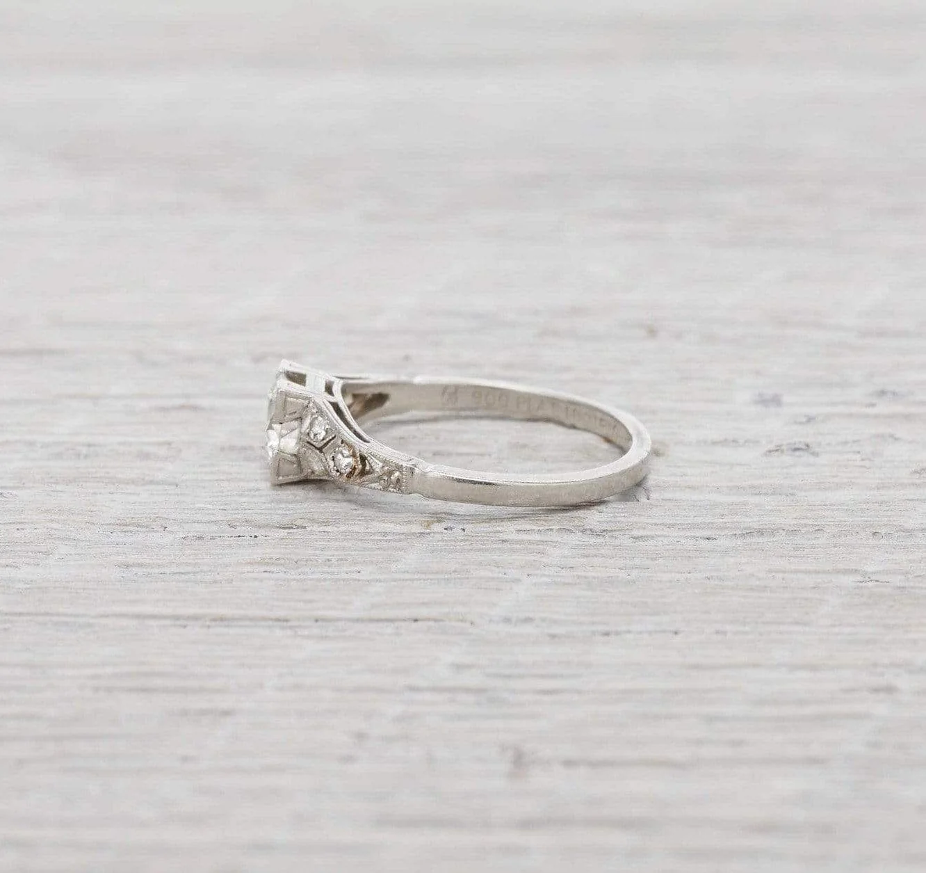 .50 Carat Diamond Art Deco Engagement Ring - Image 3