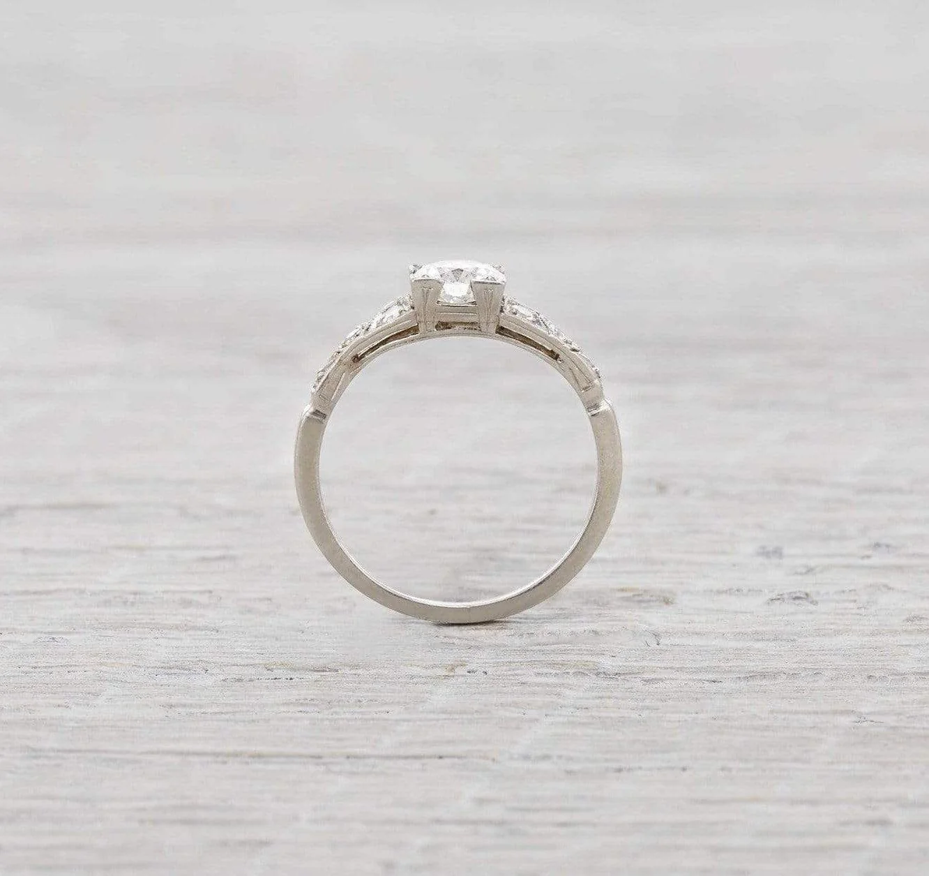 .50 Carat Diamond Art Deco Engagement Ring - Image 4