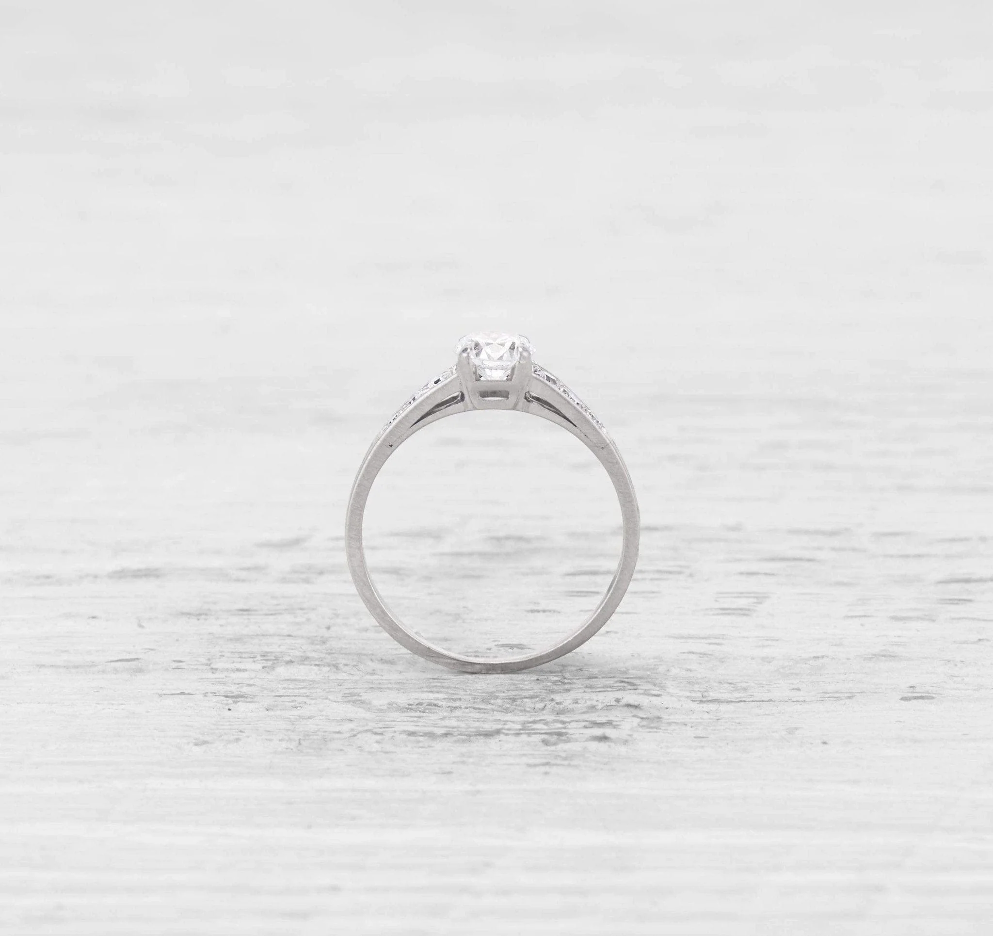.50 CARAT DIAMOND TIFFANY & CO ART DECO ENGAGEMENT RING - Image 4