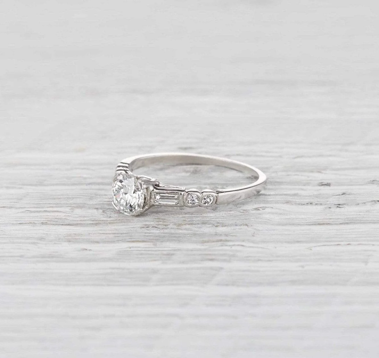 .52 Carat Art Deco Engagement Ring